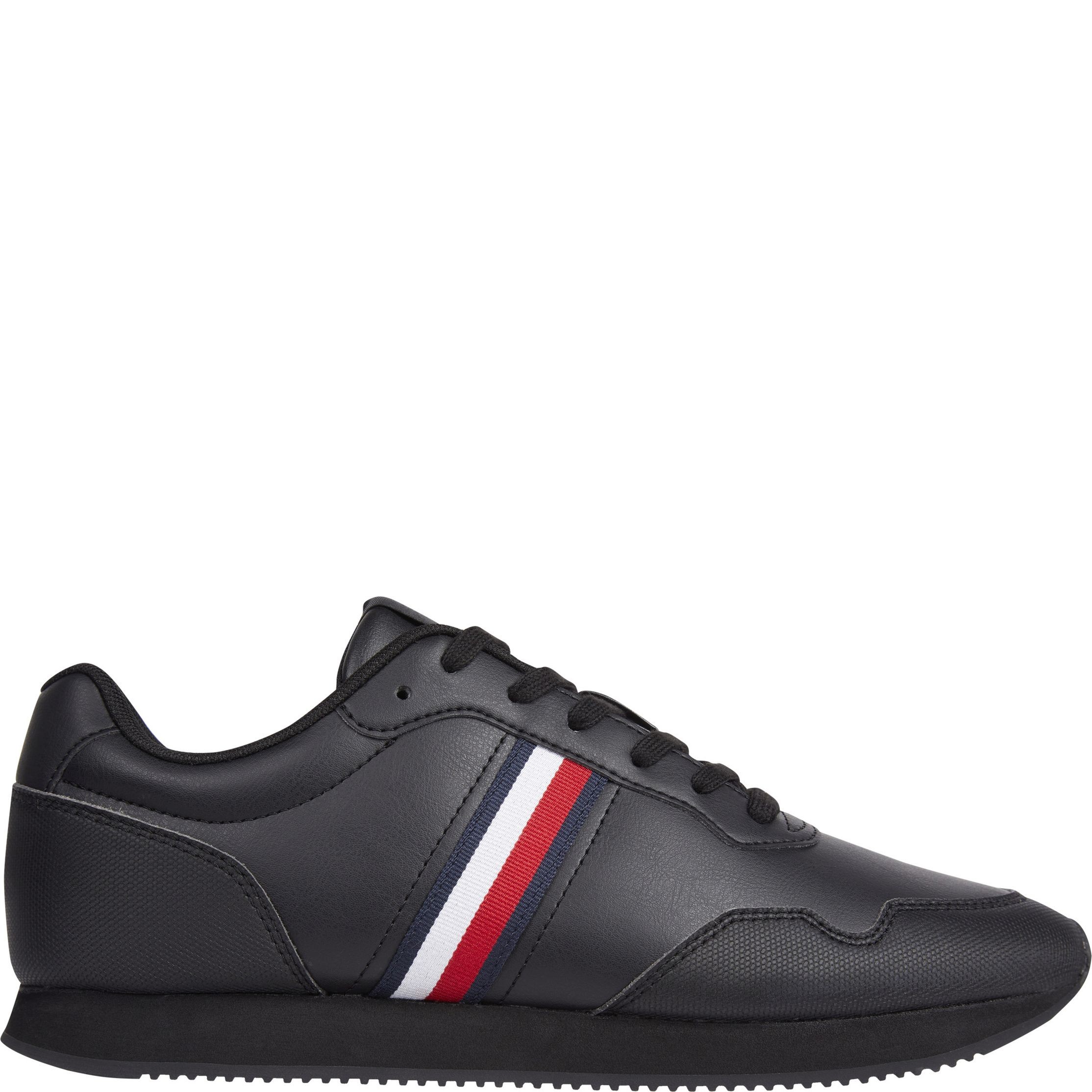 TOMMY HILFIGER Sportiniai bateliai vyrams, Juoda, Core lo runner 2