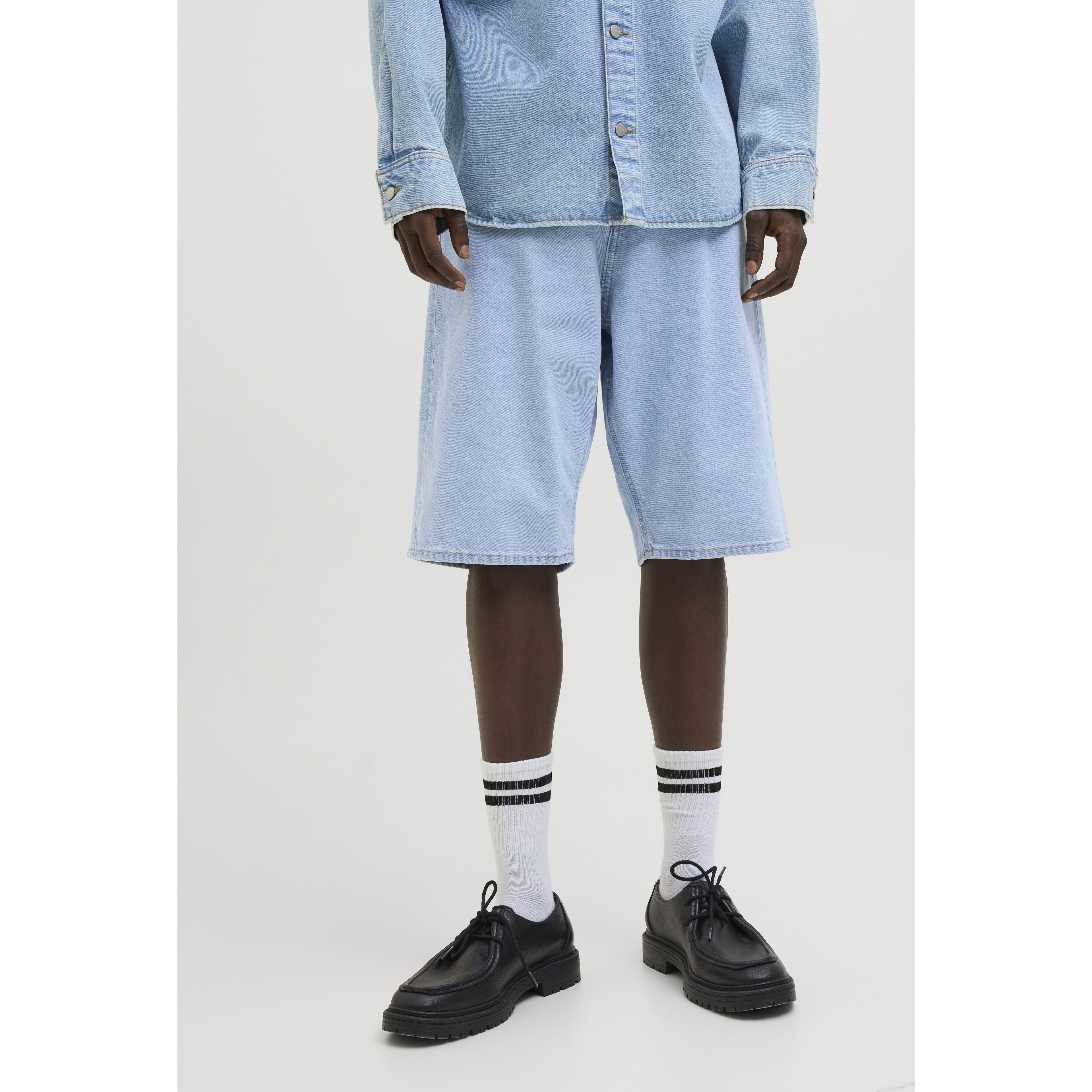 JACK & JONES Šortai vyrams, Mėlyna, Ron shorts 3