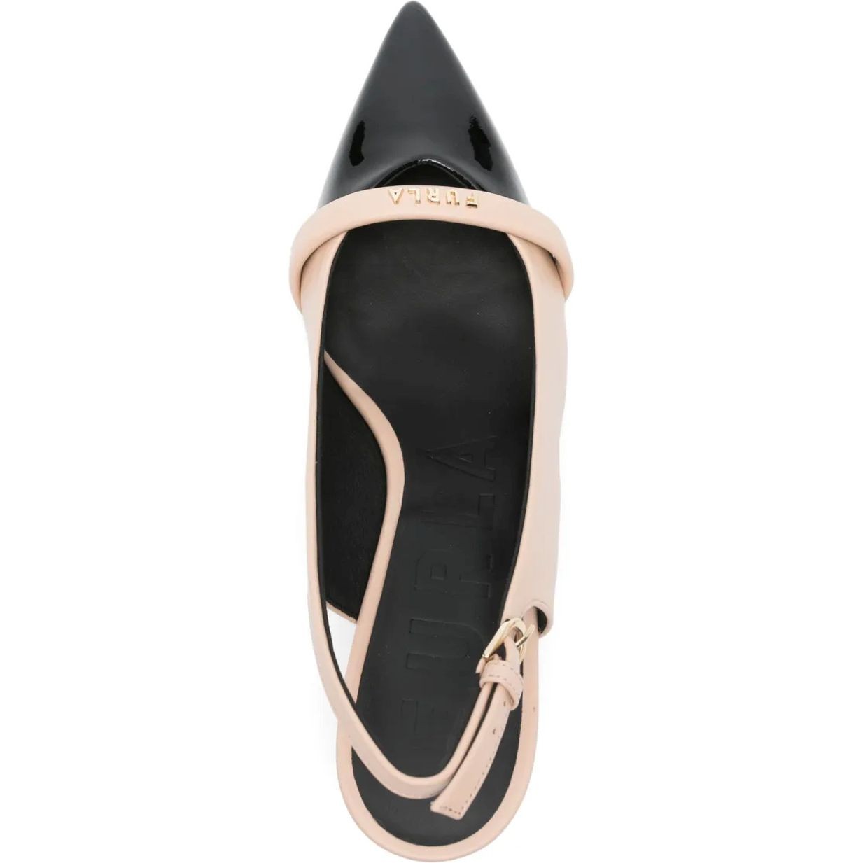 FURLA Aukštakulniai moterims, Juoda, Furla core slingback 4