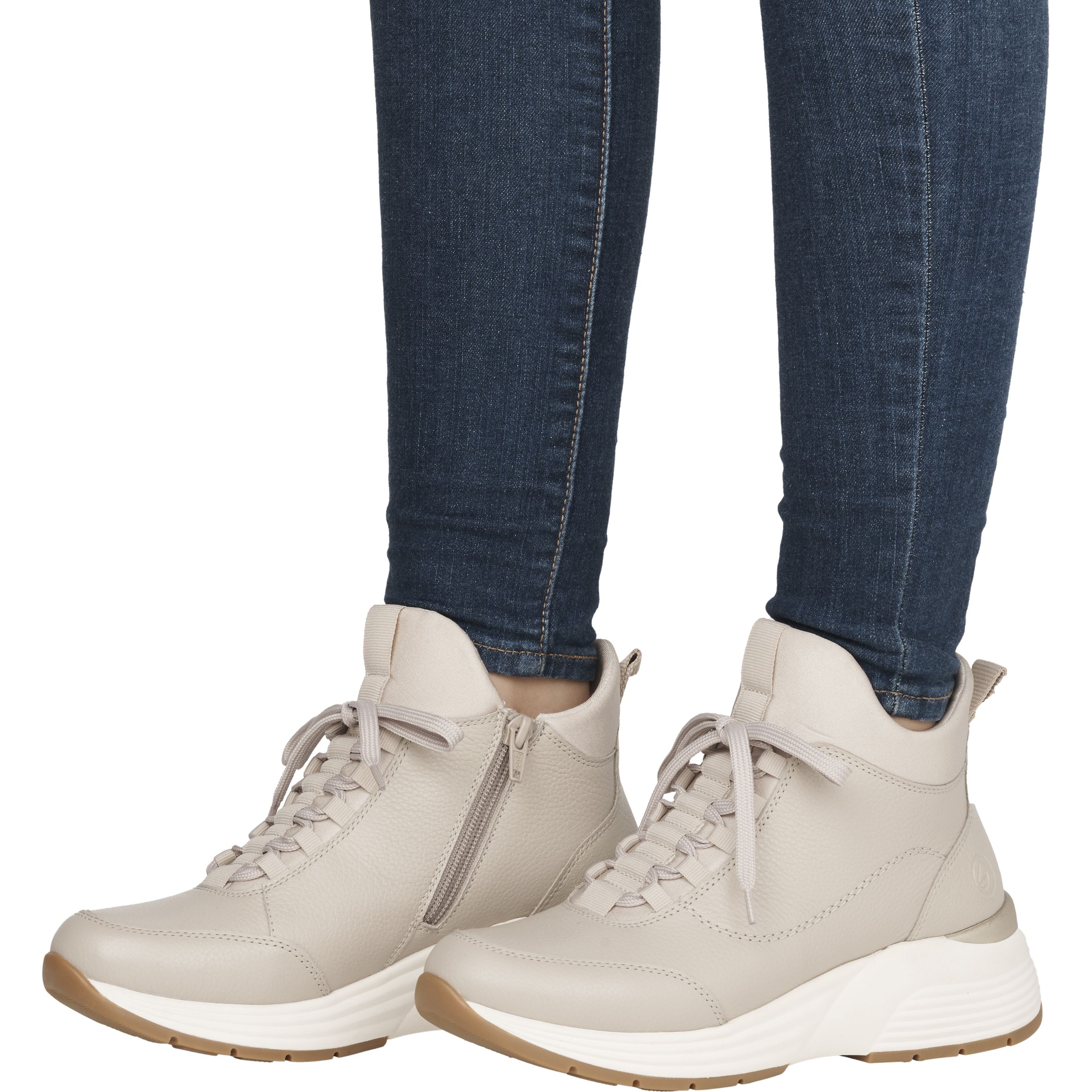 REMONTE Aulinukai moterims, Smėlio, Ladies mid height boots 2