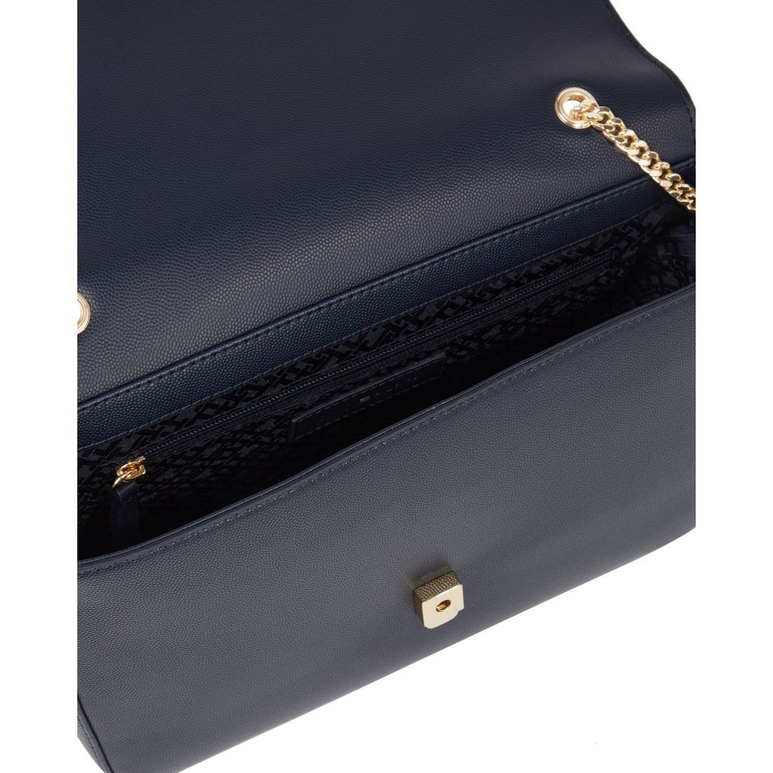 TOMMY HILFIGER Rankinė per petį moterims, Mėlyna, Timeless flap crossover 5