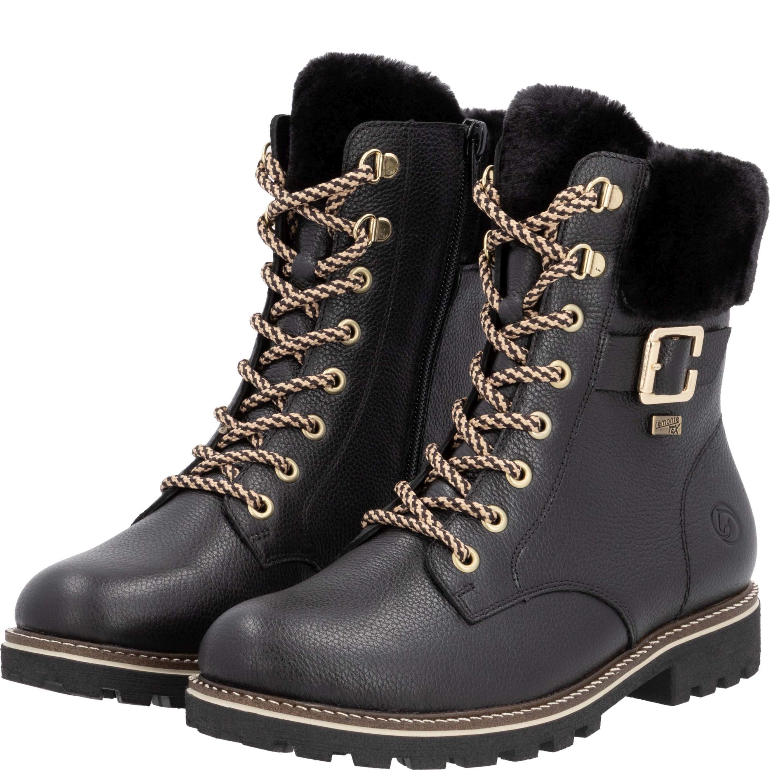 REMONTE Aulinukai moterims, Juoda, Ladies mid height boots 10