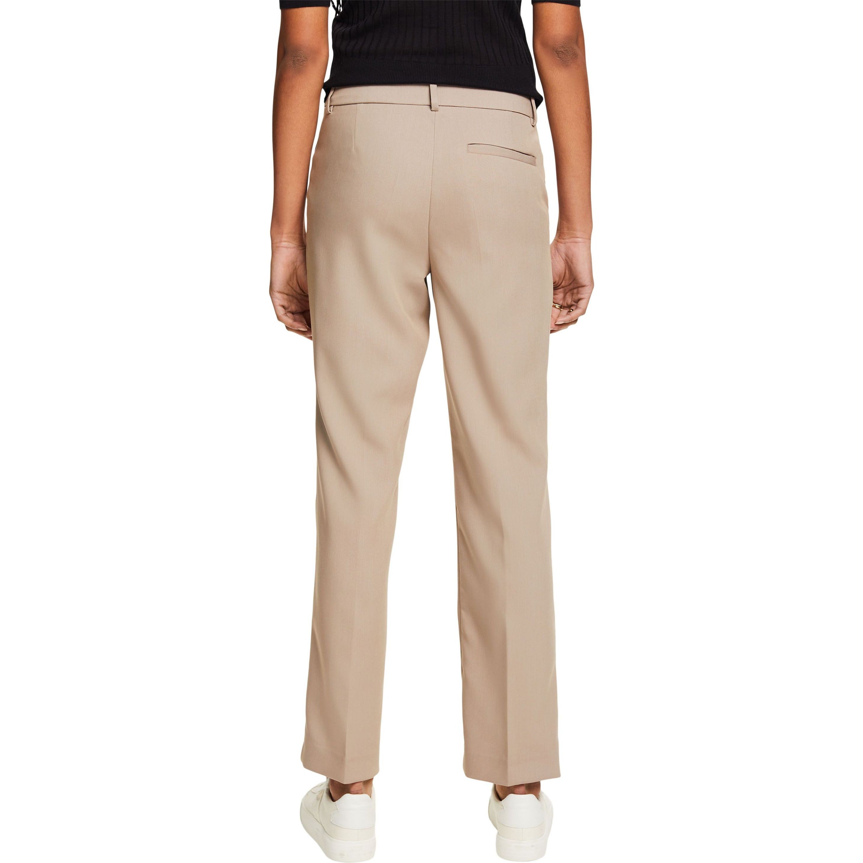 ESPRIT Kelnės moterims, Smėlio, F low straight 3