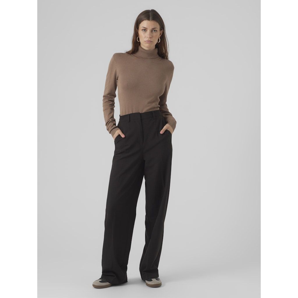 VERO MODA Megztinis moterims, Ruda, VMGLORY LS ROLLNECK 5