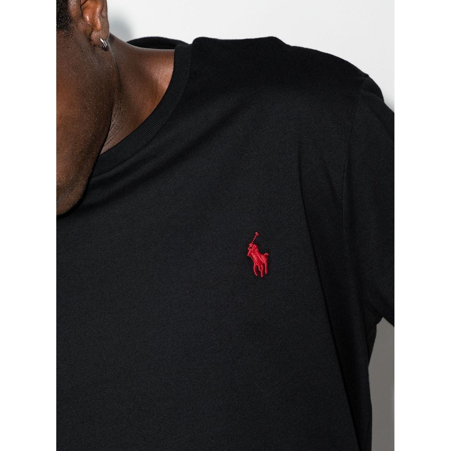 POLO RALPH LAUREN Marškinėliai trump. rankovėmis vyrams, Juoda, Short sleeve t-shirt 3