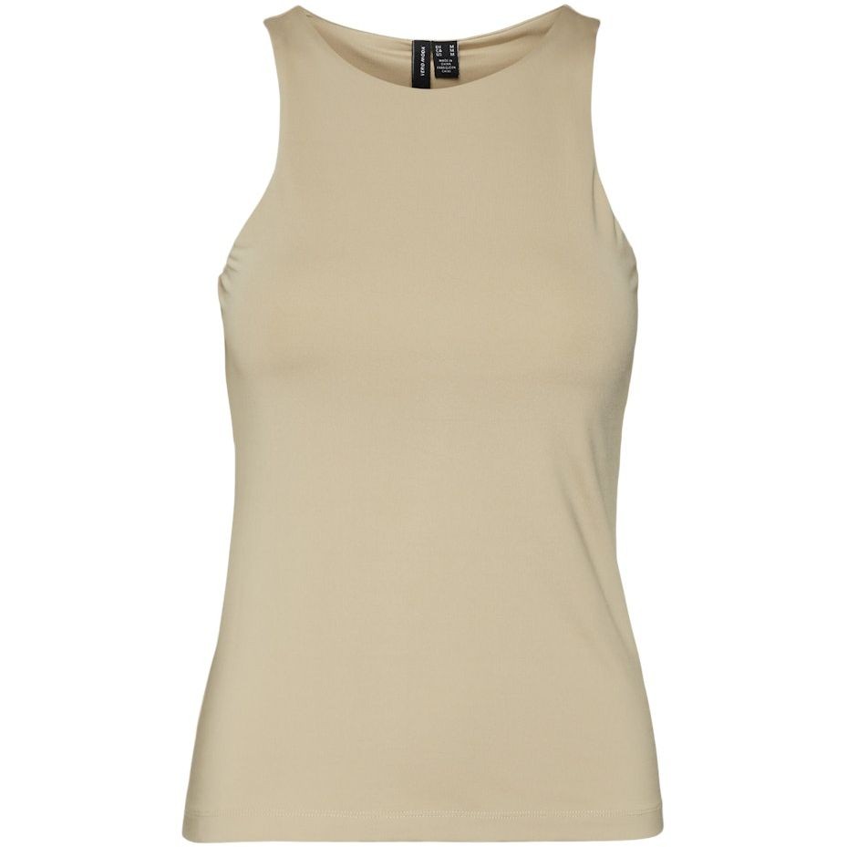 VERO MODA Marškinėliai moterims, Smėlio, VMBIANCA SL TANK TOP 1