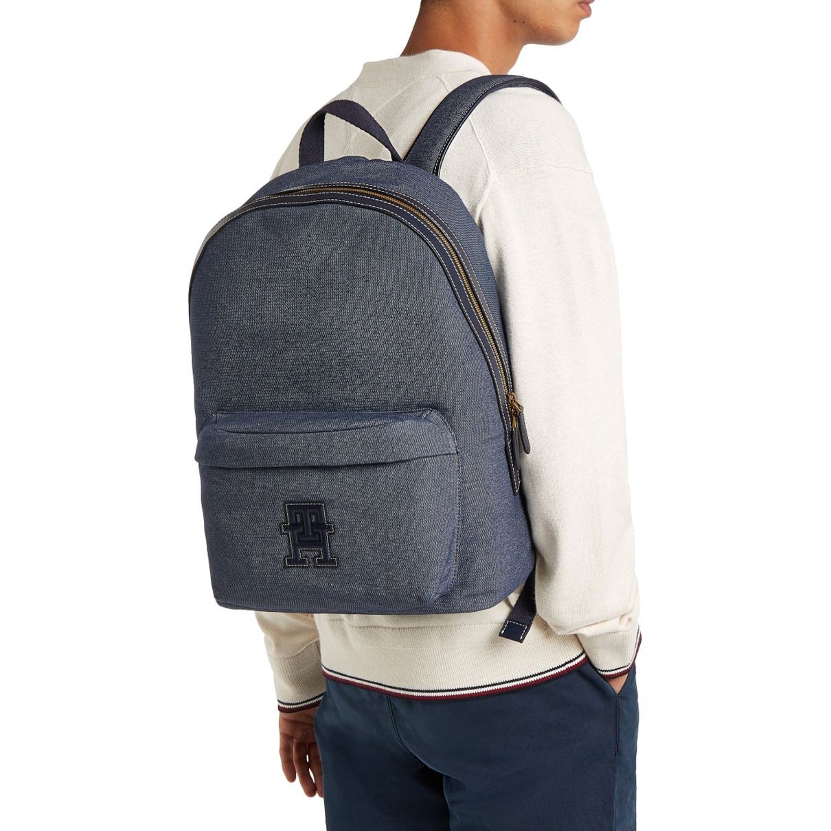 TOMMY HILFIGER Kuprinė vyrams, Mėlyna, Monogram backpack 5