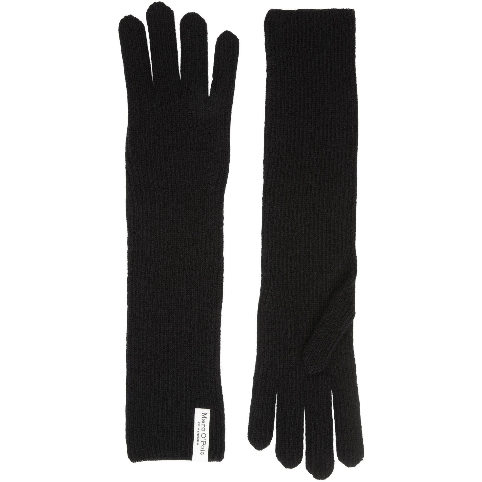 MARC O'POLO Pirštuotos pirštinės moterims, Juoda, Gloves 410517904017 1