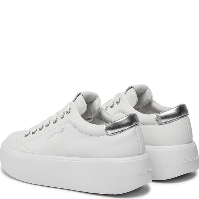 CALVIN KLEIN Laisvalaikio bateliai moterims, Balta, Bubble cupsole lace up leisure 3