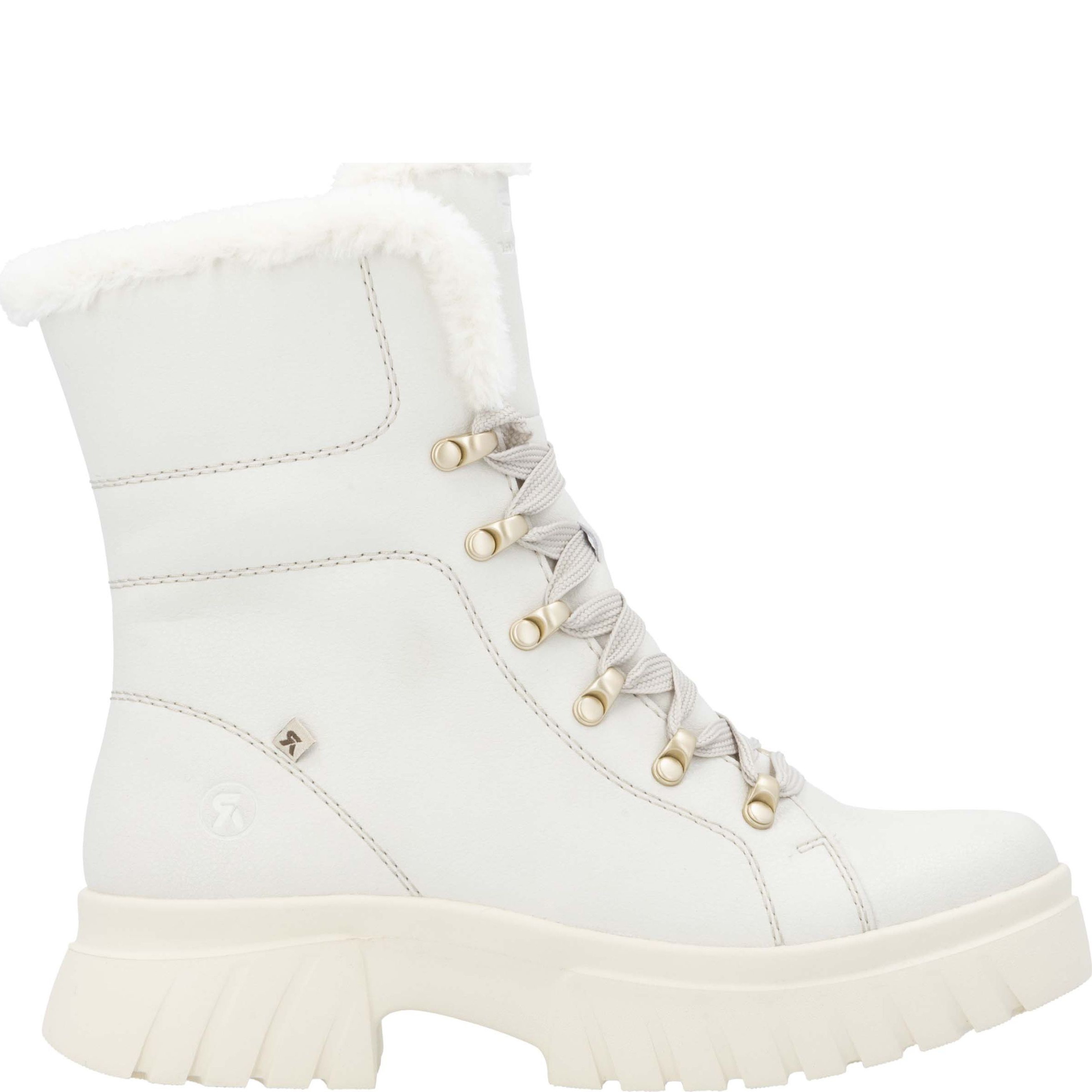 RIEKER EVOLUTION Aulinukai moterims, Balta, Ladies mid height boots 4
