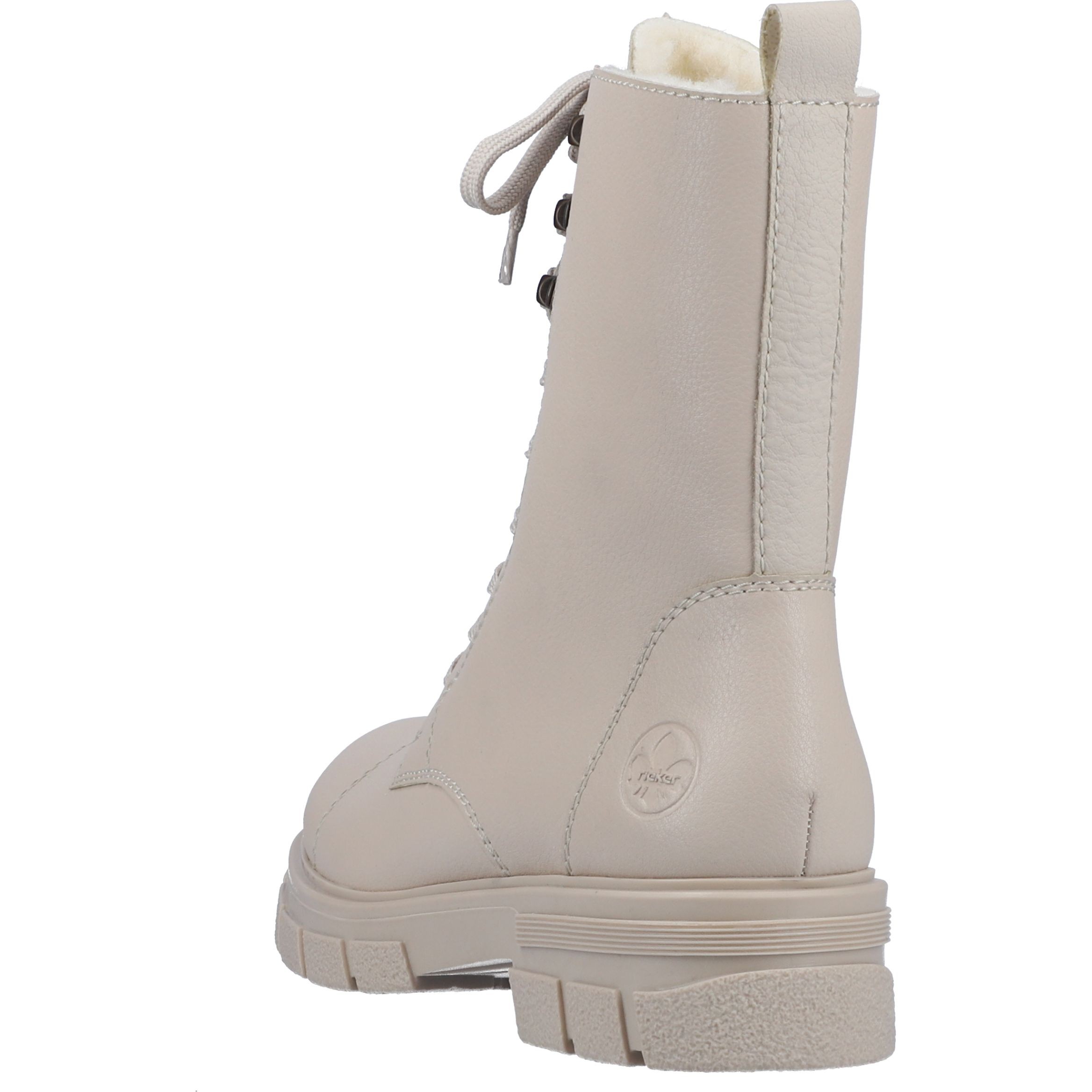 RIEKER Aulinukai moterims, Smėlio, BOOTIES 4