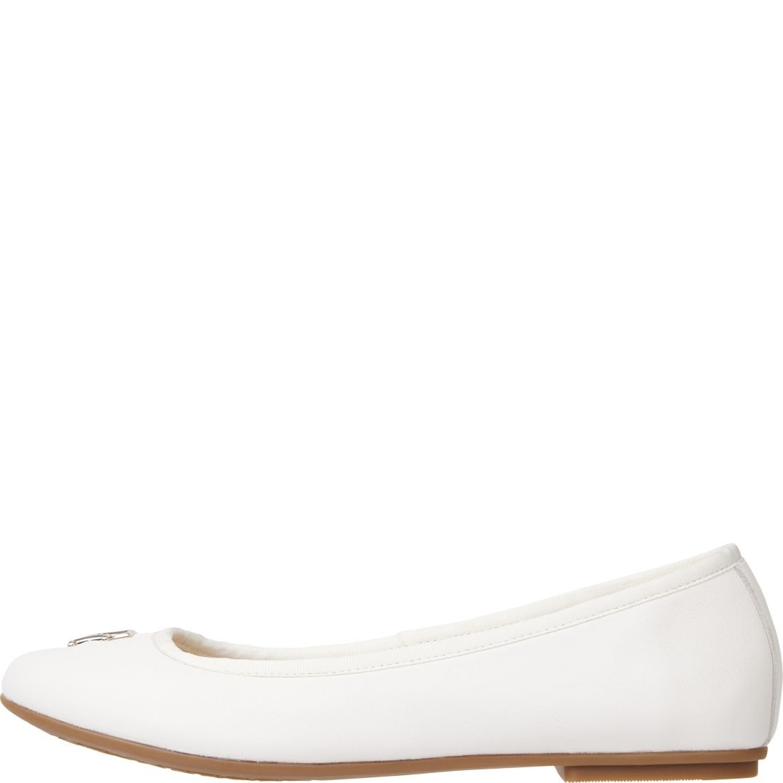 TOMMY HILFIGER Balerinos moterims, Balta, Round ballerina 7