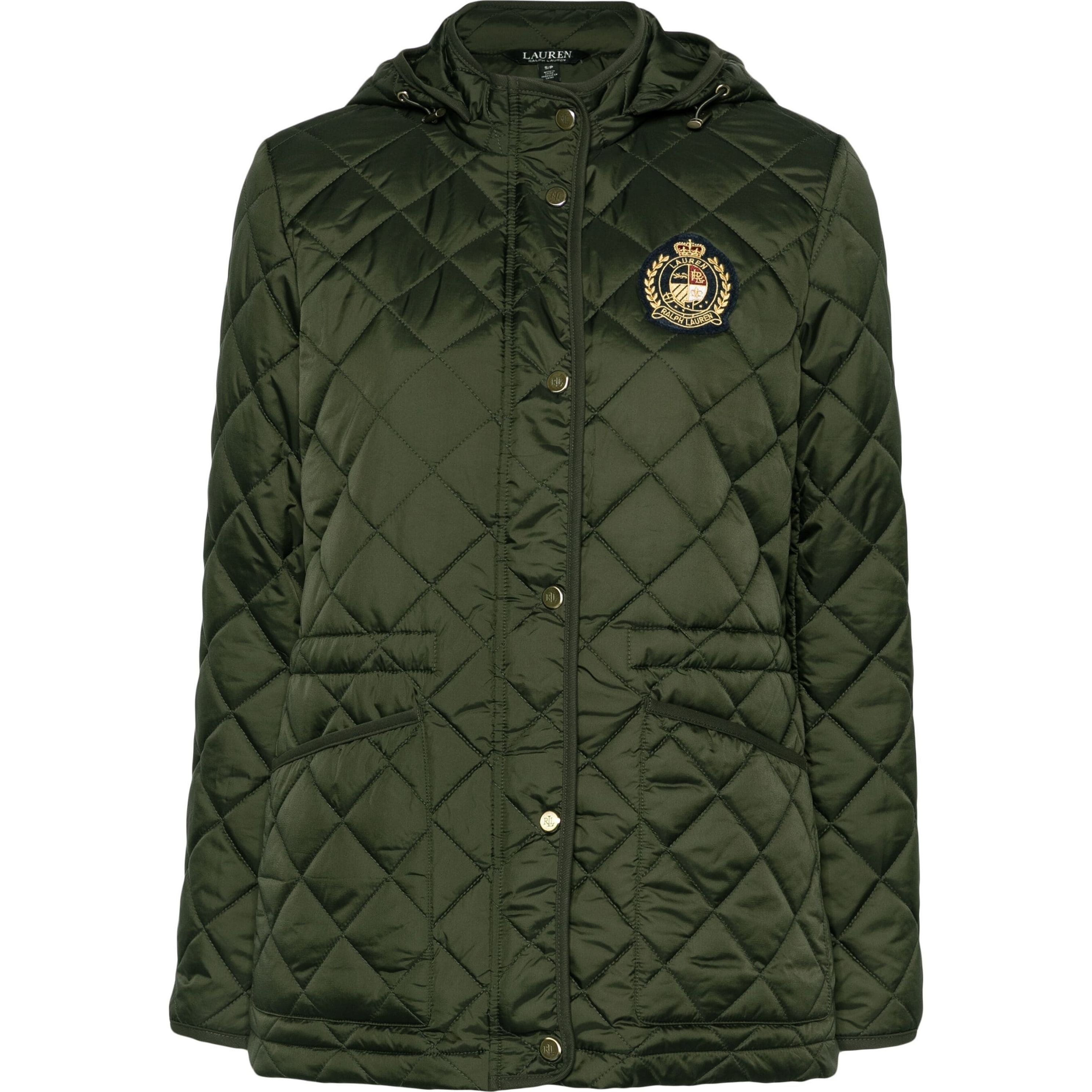 LAUREN RALPH LAUREN Lengva striukė moterims, Žalia, Insulated coat