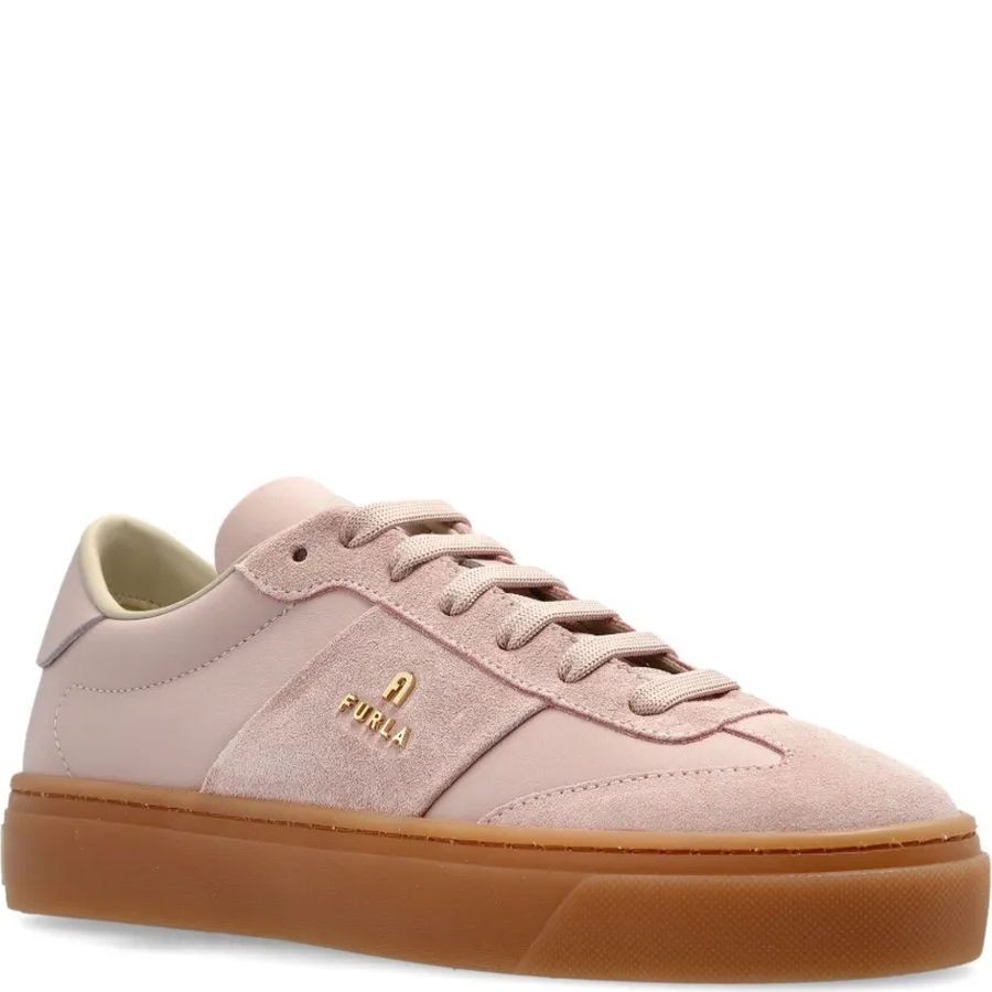 FURLA Laisvalaikio bateliai moterims, Rožinė, Furla enjoy lace-up sneaker 2