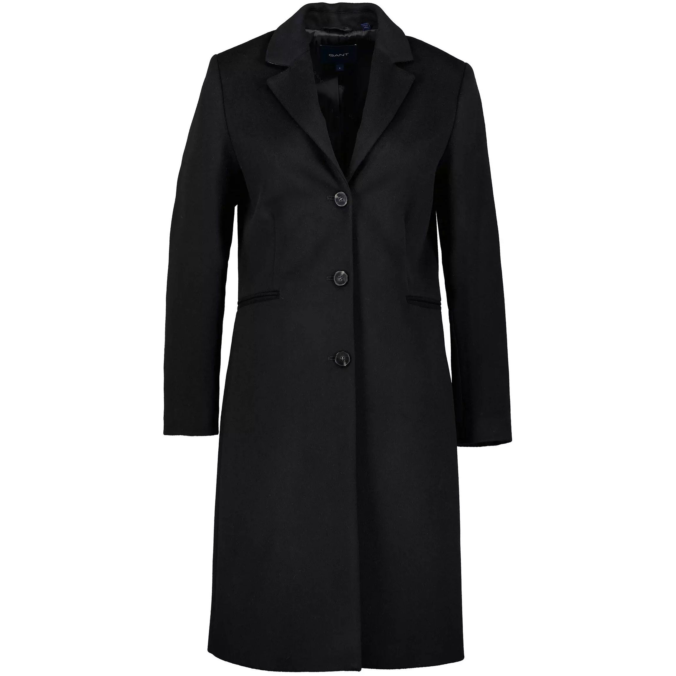 GANT Striukė moterims, Juoda, WOOL BLEND TAILORED 1