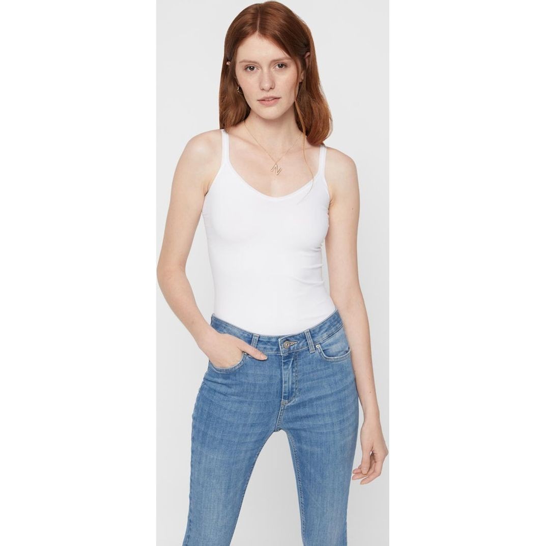 PIECES Liemenėlė moterims, Balta, Pcplain bra 4