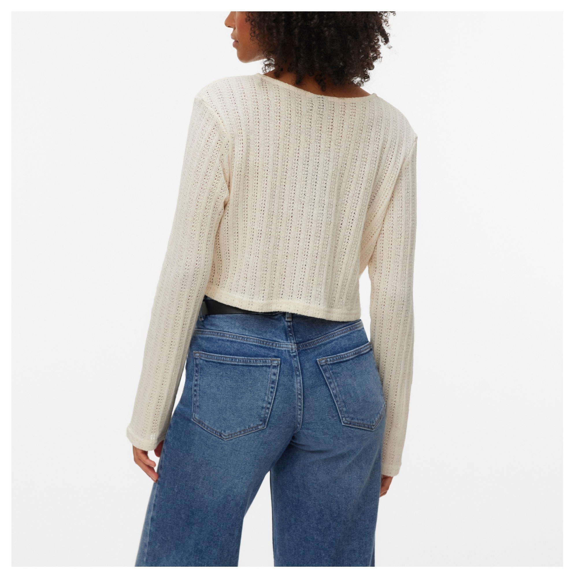 VERO MODA Kardiganas moterims, Balta, Freja 3