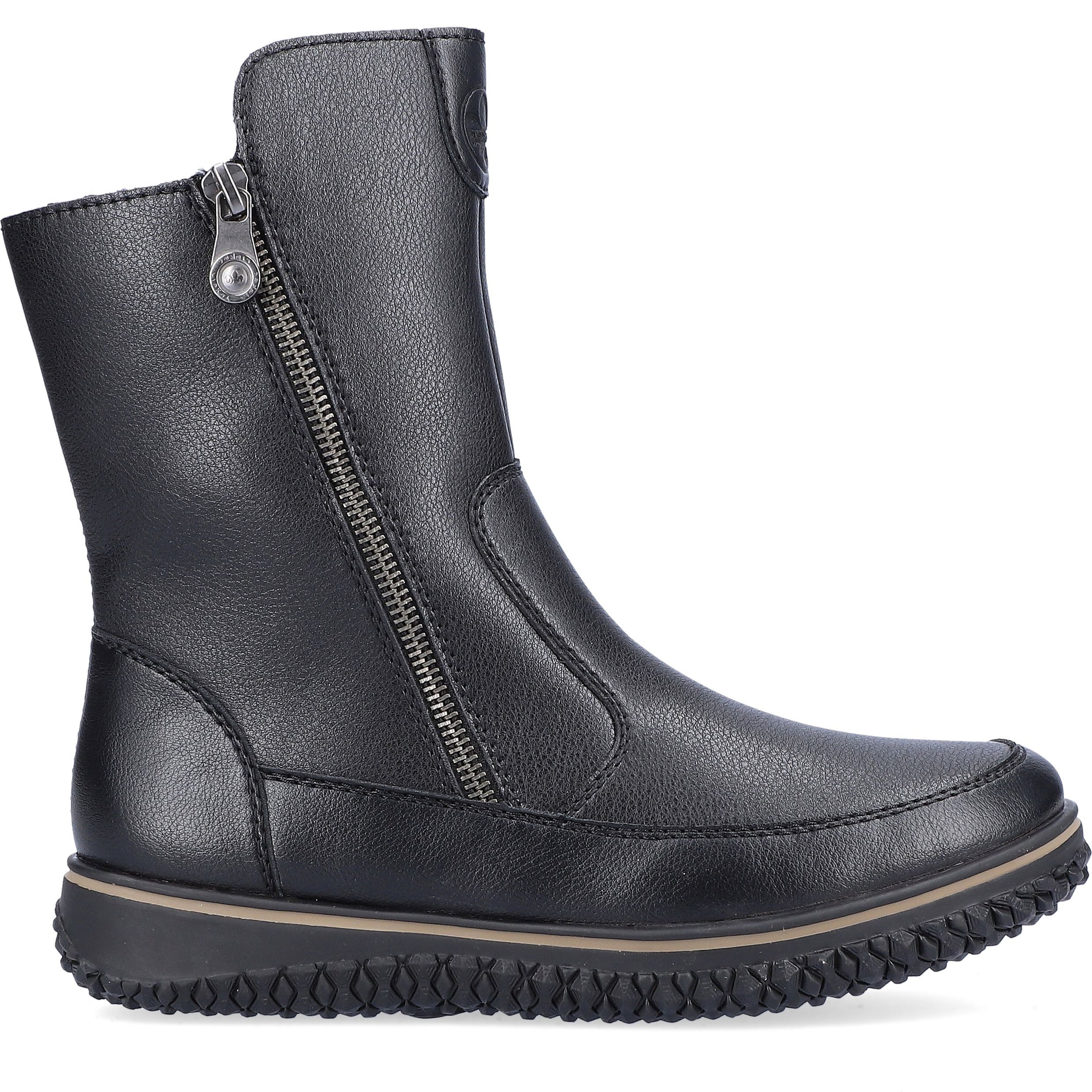 RIEKER Aulinukai moterims, Juoda, BOOTIES 2