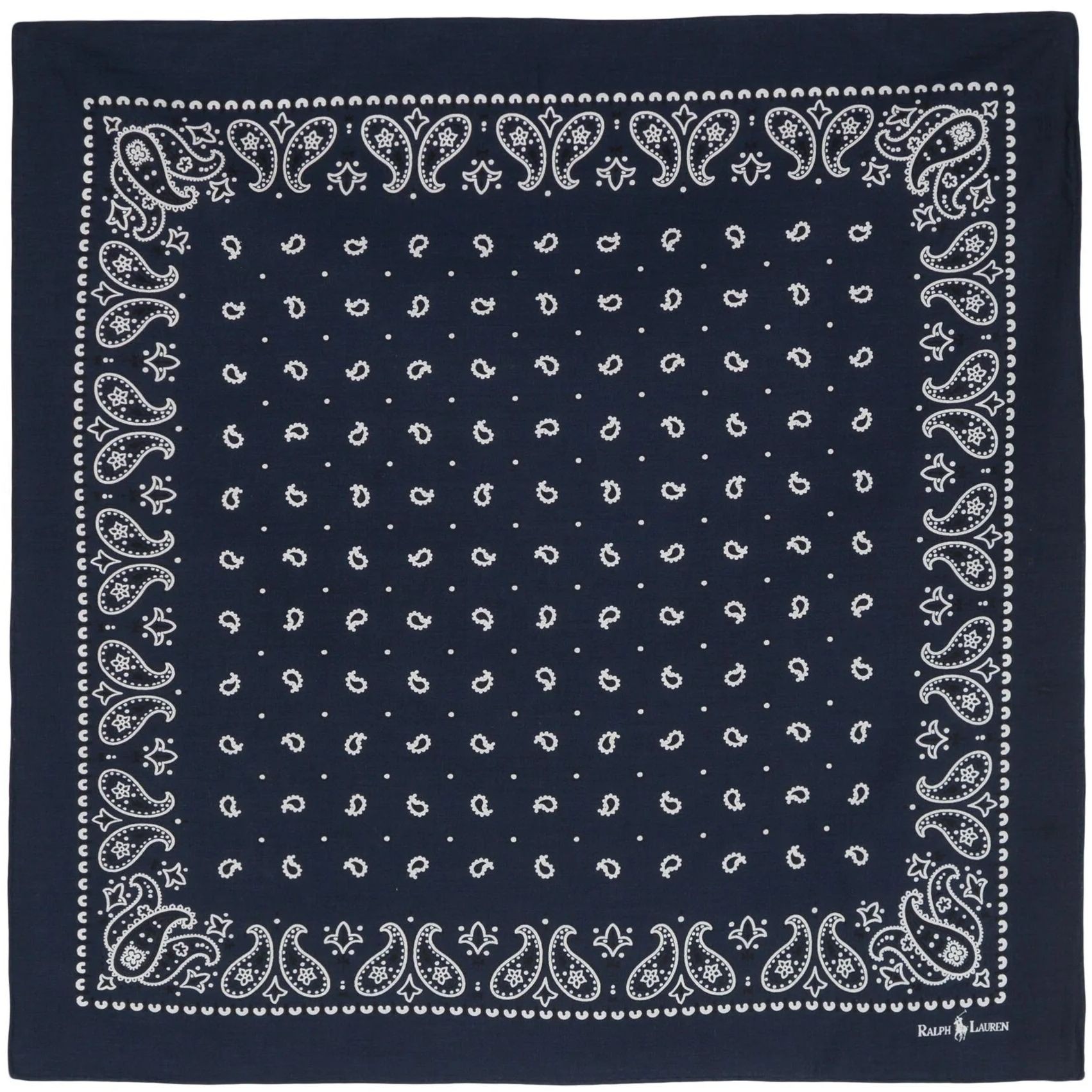 POLO RALPH LAUREN Šalikas moterims, Mėlyna, Icons bandna scarf square 1