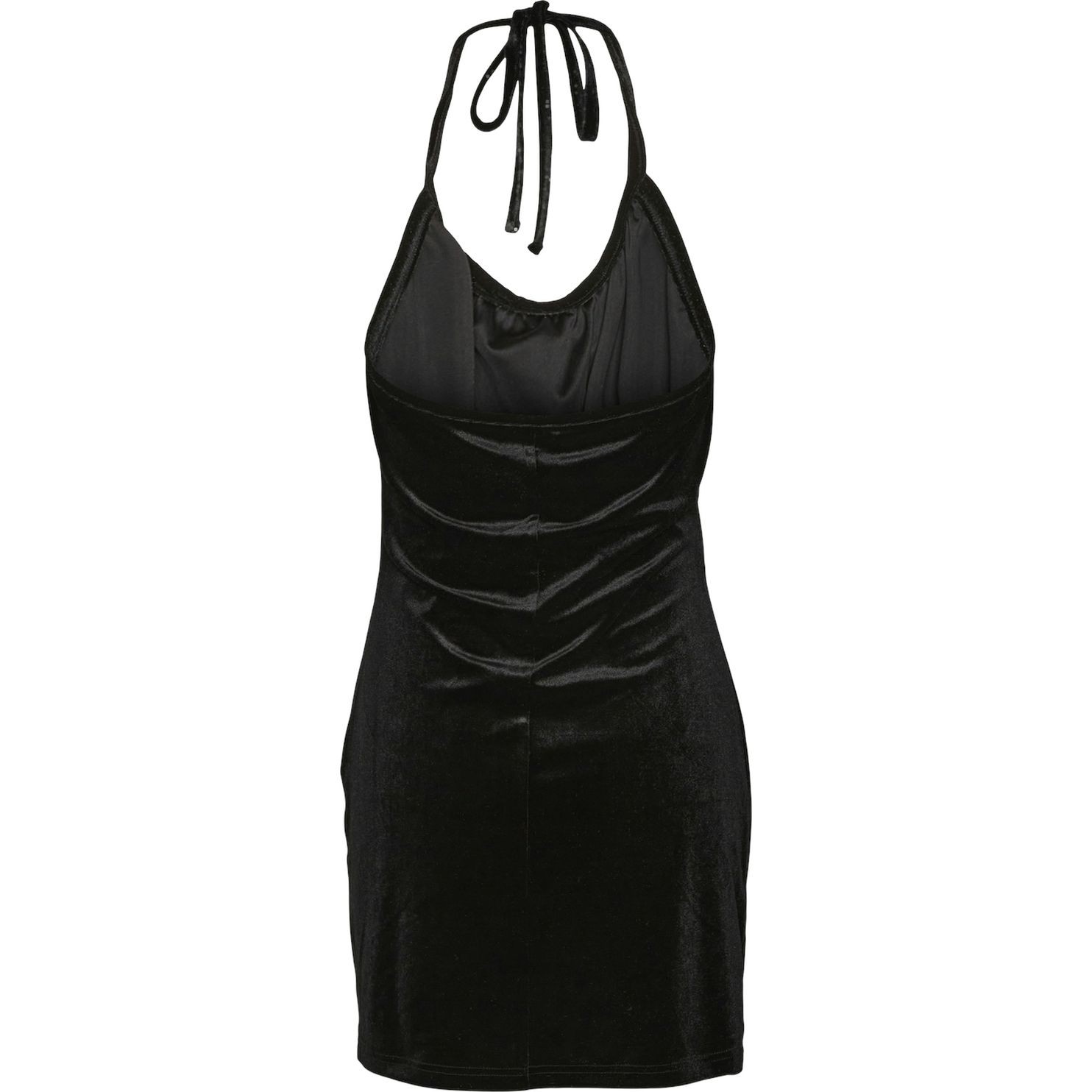 NOISY MAY Mini suknelė moterims, Juoda, NMALMA S/L HALTER NEC 2