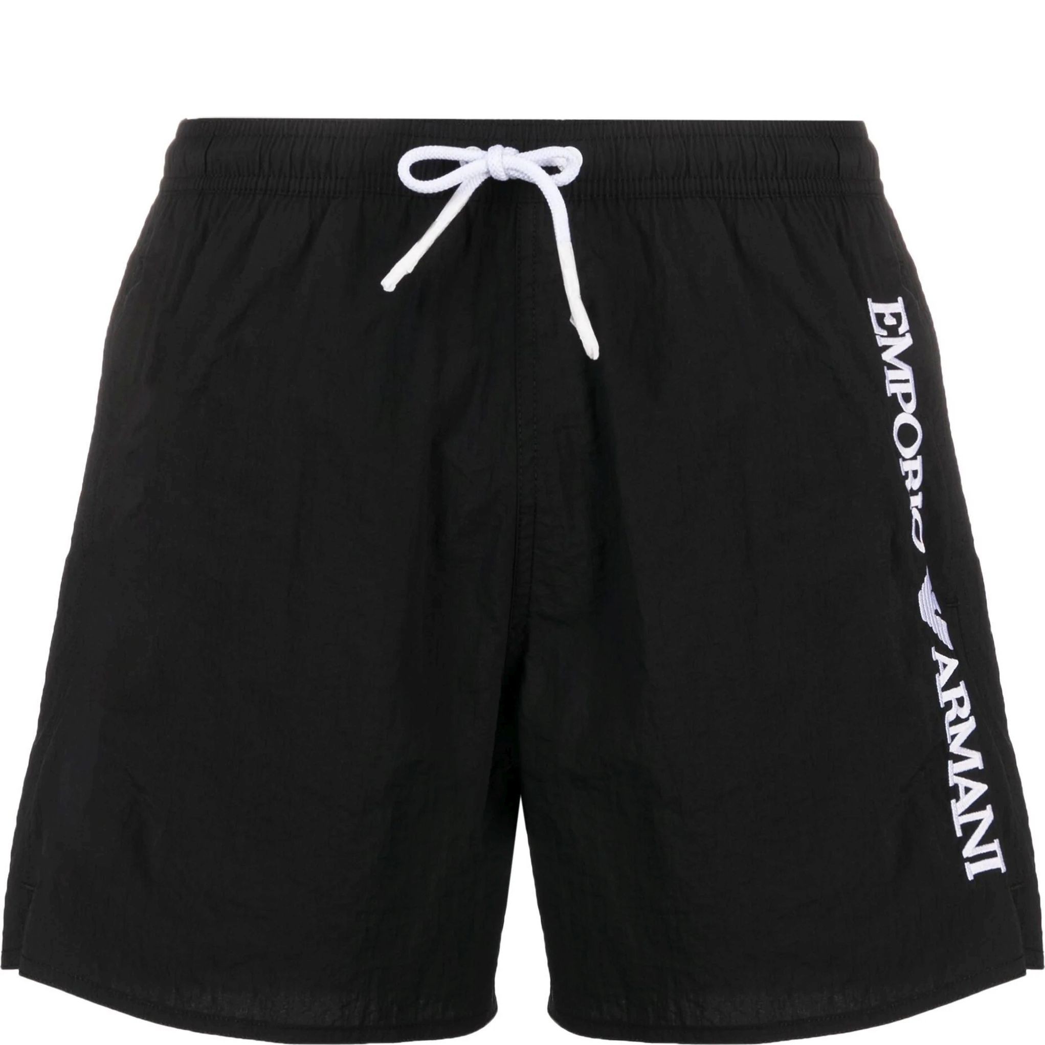 EMPORIO ARMANI Apatinė kostiumėlio dalis vyrams, Juoda, Boxer beachwear 1