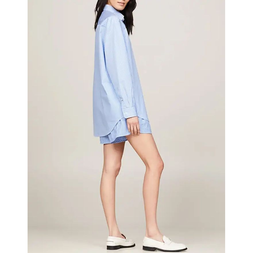 TOMMY HILFIGER Marškiniai ilgomis rankovėmis moterims, Balta, Thc cc archive ithica shirt 3