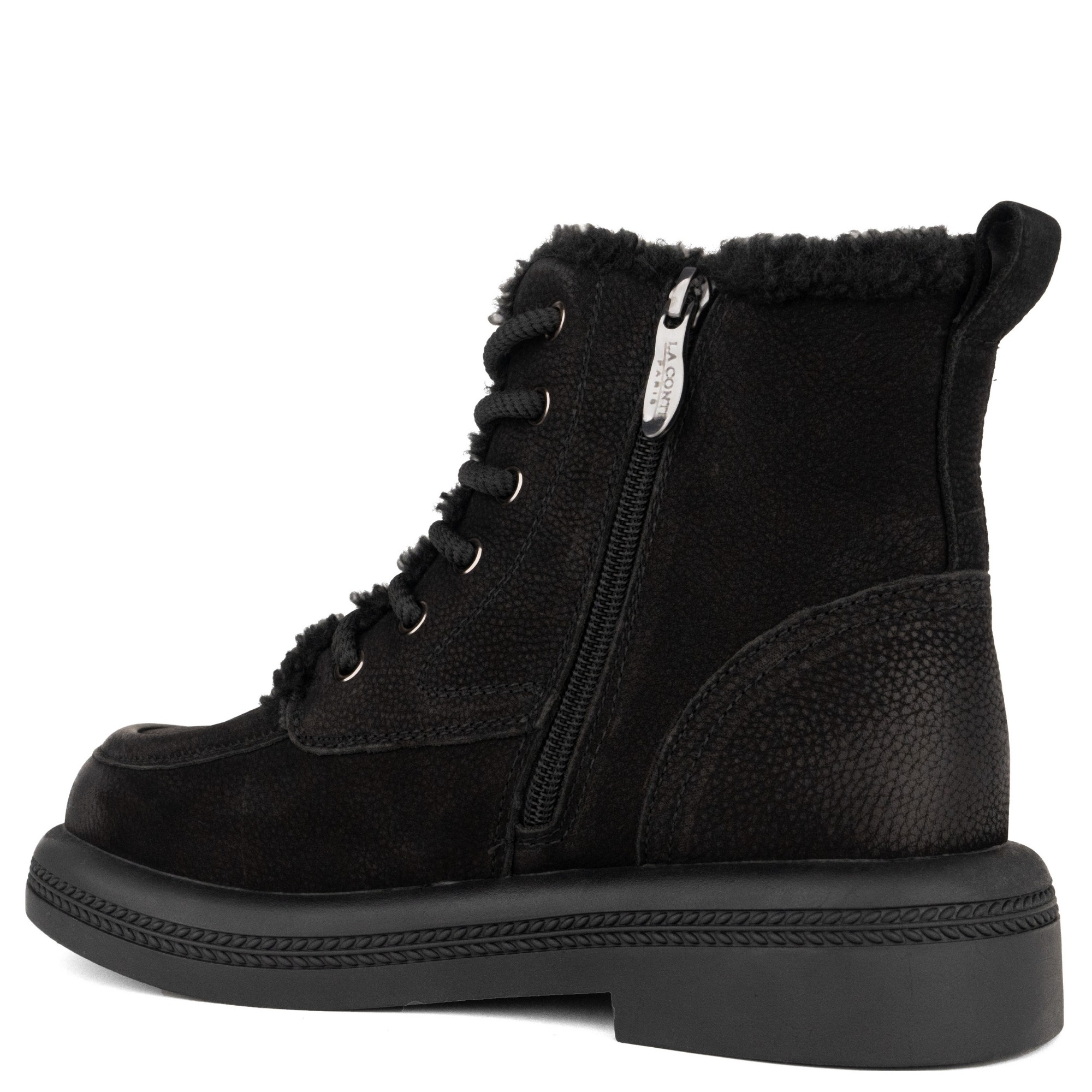 LA CONTE Aulinukai moterims, Juoda, Booties 3