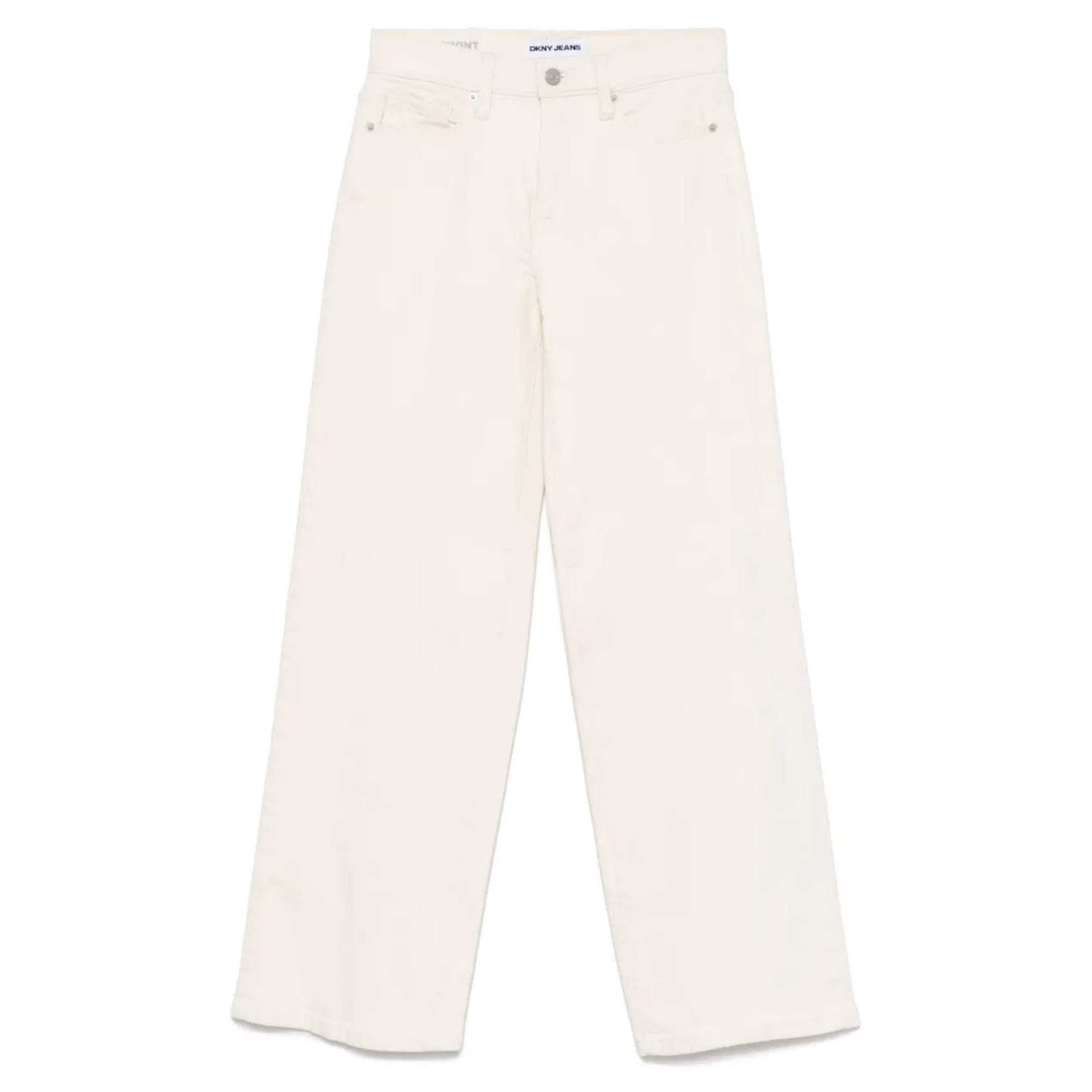 DKNY Tiesūs džinsai moterims, Balta, High rise jeans 1