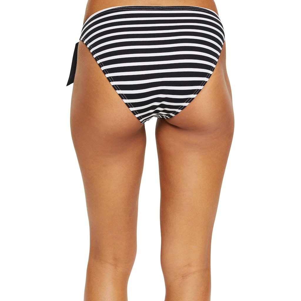 ESPRIT Apatinė kostiumėlio dalis moterims, Juoda, Striped bikini bottoms 3