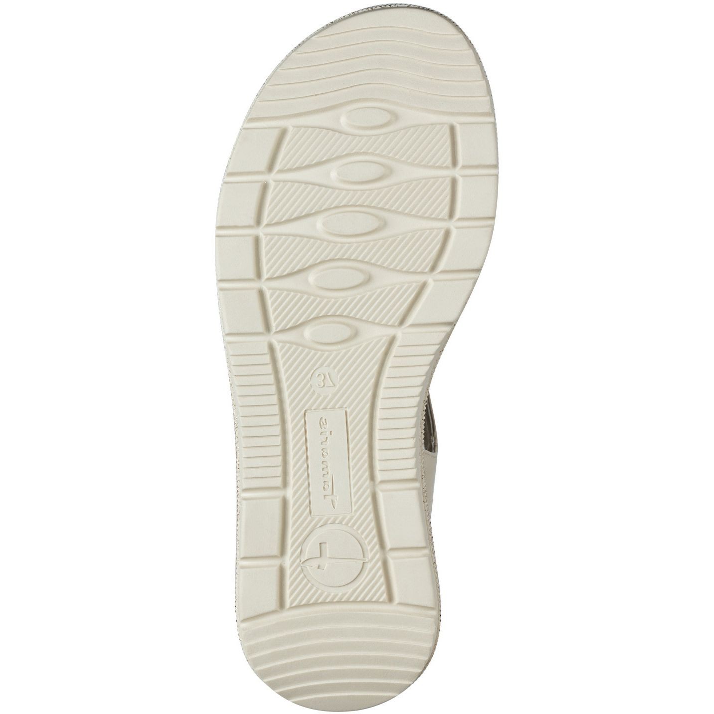 TAMARIS Basutės moterims, Smėlio, SANDALS 4