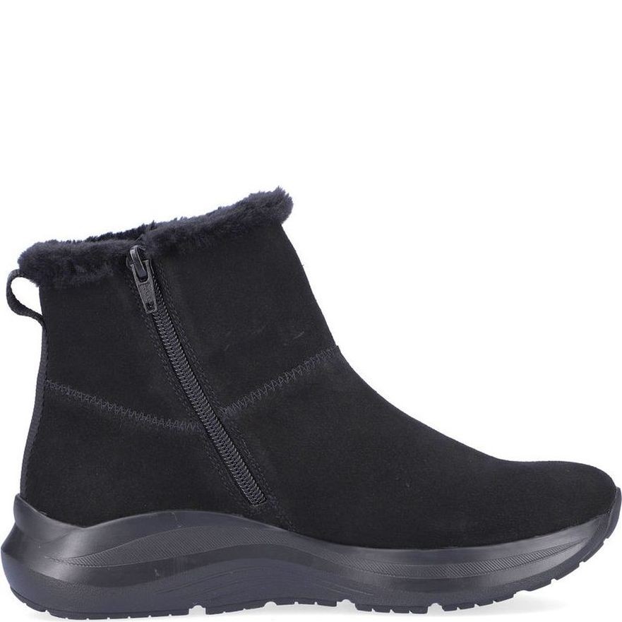 RIEKER Aulinukai moterims, Juoda, BOOTIES 3