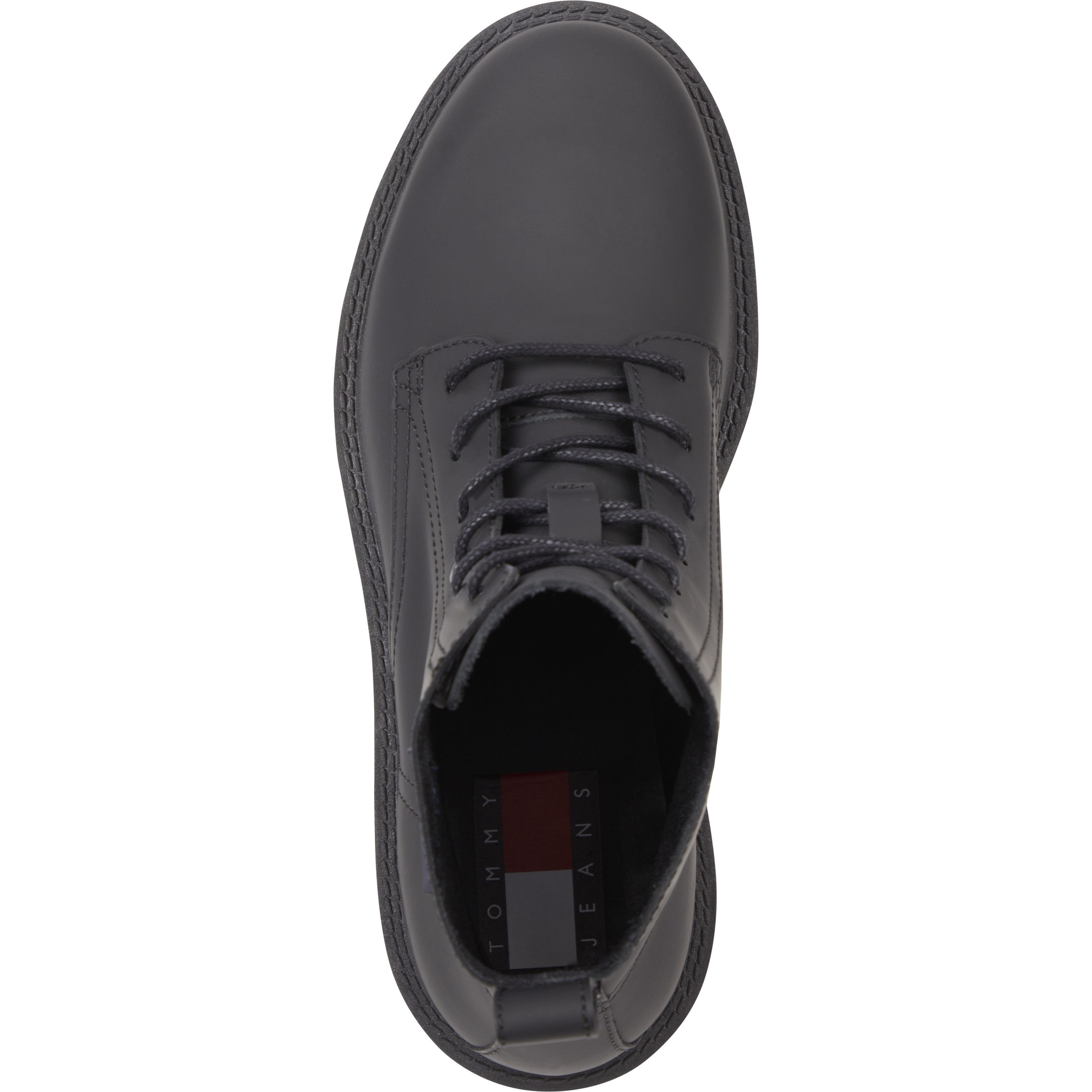 TOMMY JEANS Aulinukai vyrams, Juoda, Ruberized lace up boot 3