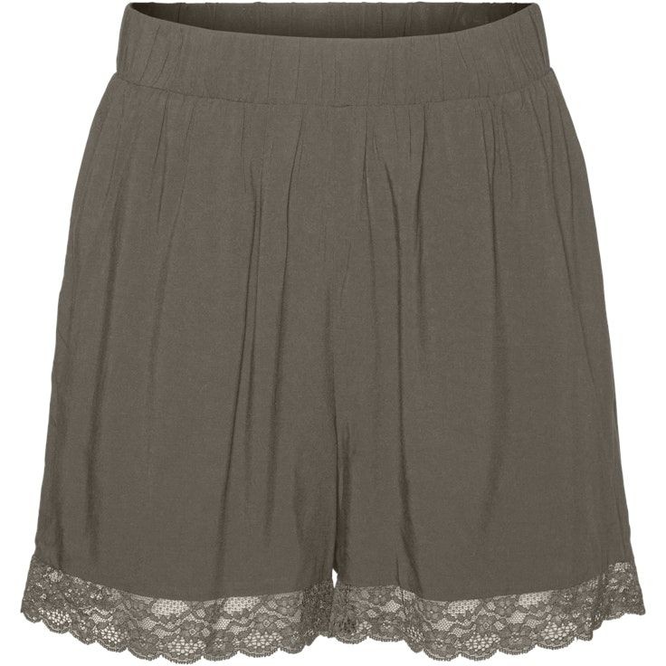 VERO MODA Šortai moterims, Pilka, VMASTA LACE H/W SHORT 1
