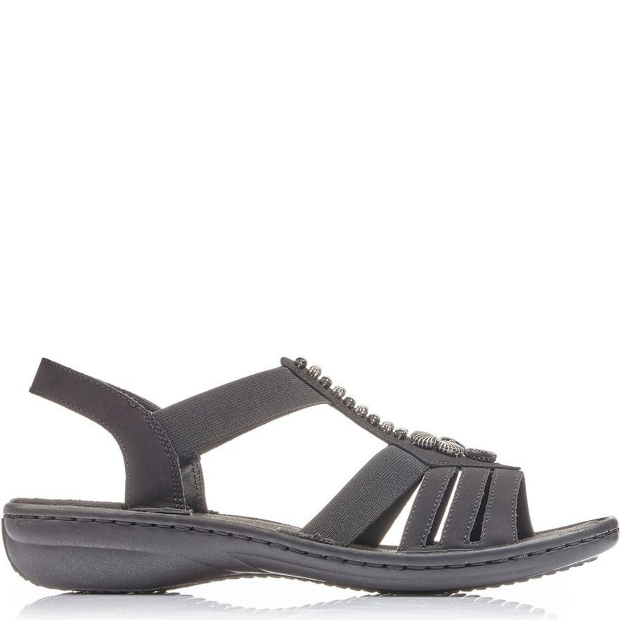 RIEKER Basutės moterims, Juoda 2