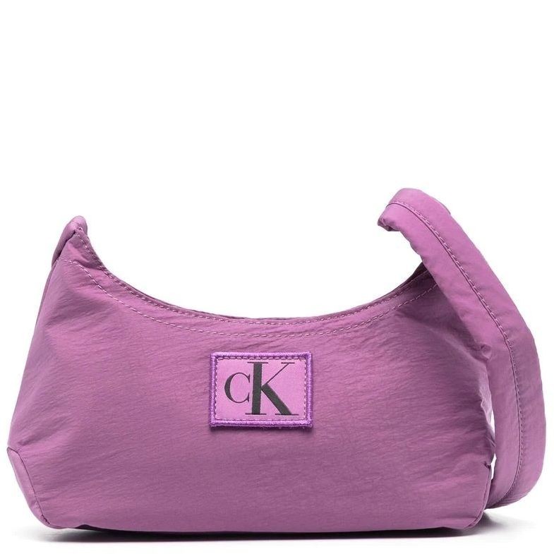 CALVIN KLEIN JEANS Rankinė per petį moterims, Violetinė, CITY NYLON ROUND SHOULDER23 1