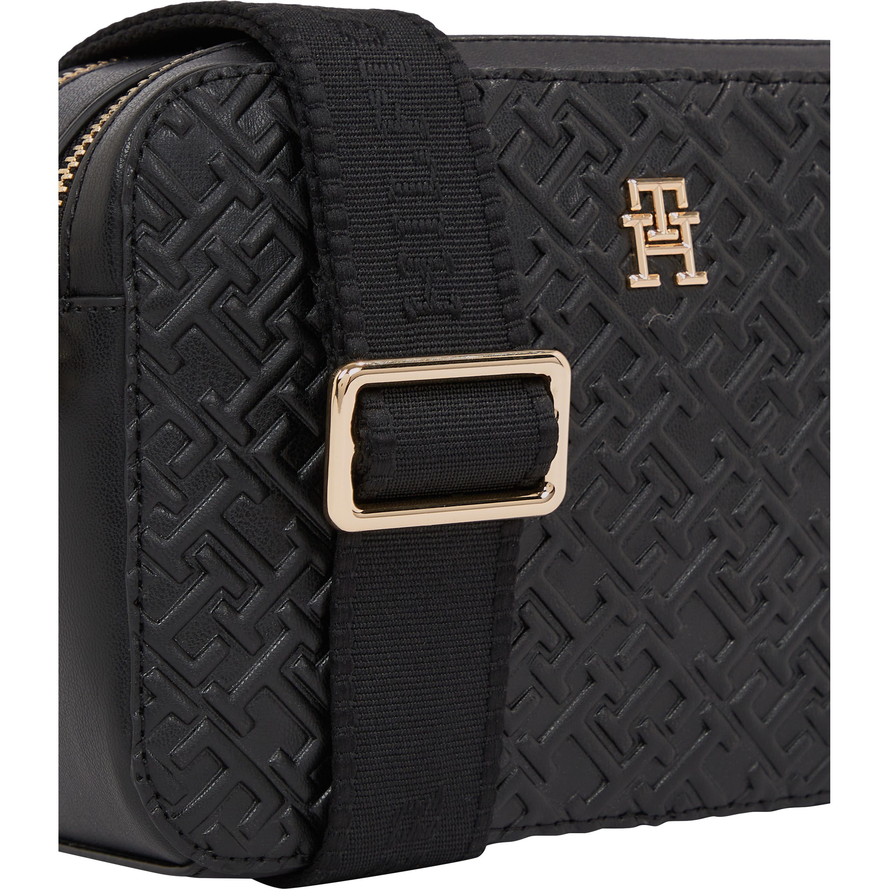 TOMMY HILFIGER Rankinė per petį moterims, Juoda, Distinct camera bag mono 5