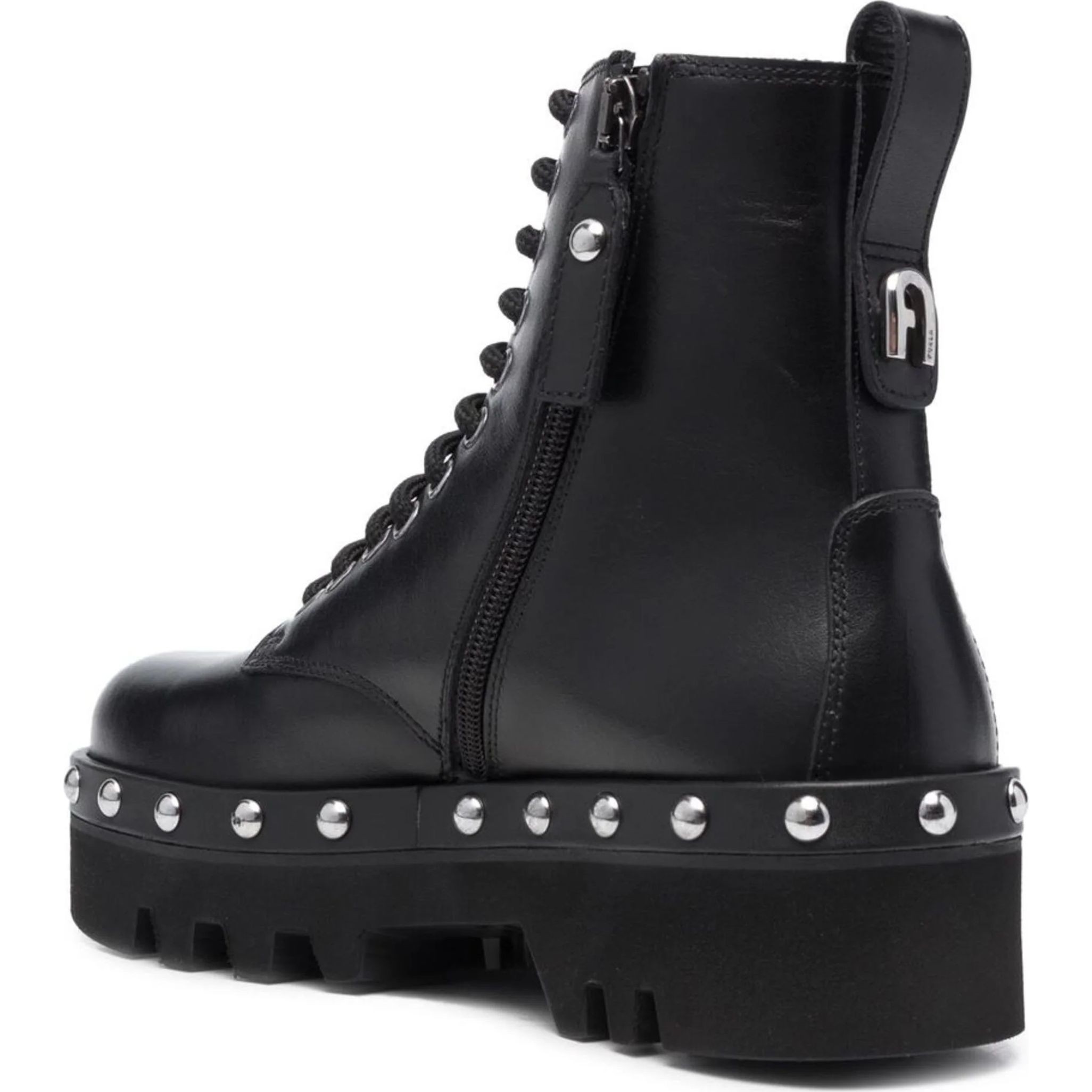 FURLA Aulinukai moterims, Juoda, Furla rita army boot 3