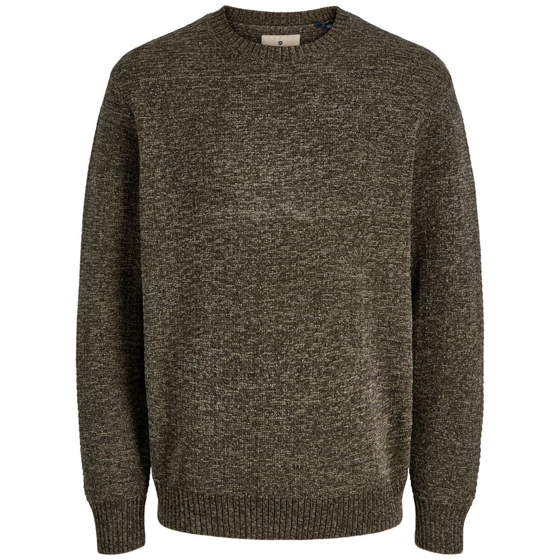 JACK & JONES Megztinis vyrams, Chaki, Blu jeremy knit mock neck