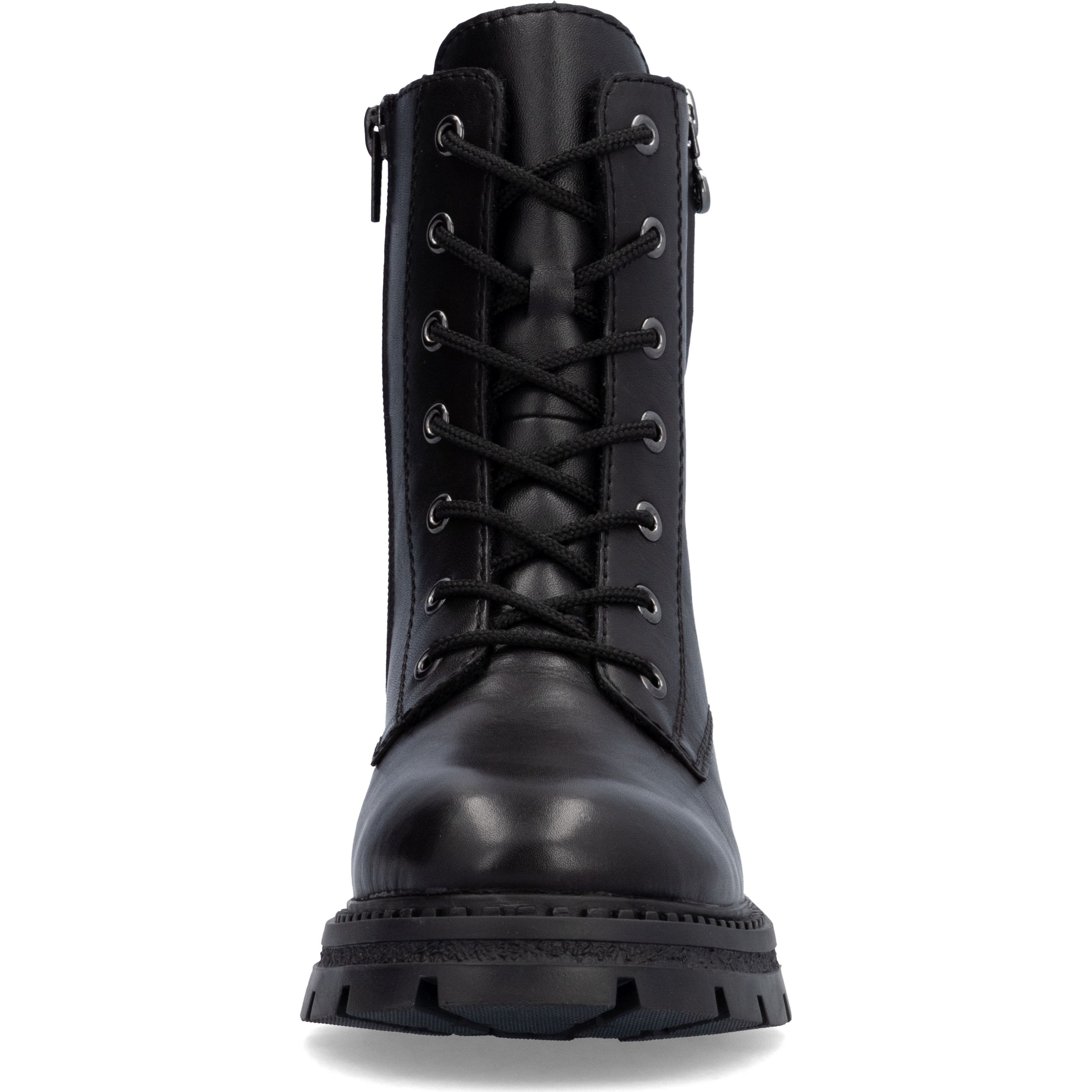 RIEKER Aulinukai moterims, Juoda, Ladies mid height boots 7