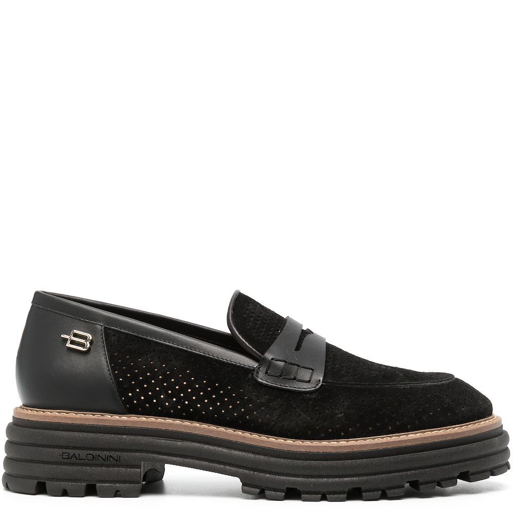 BALDININI Mokasinai moterims, Juoda, Woman mocassin 1