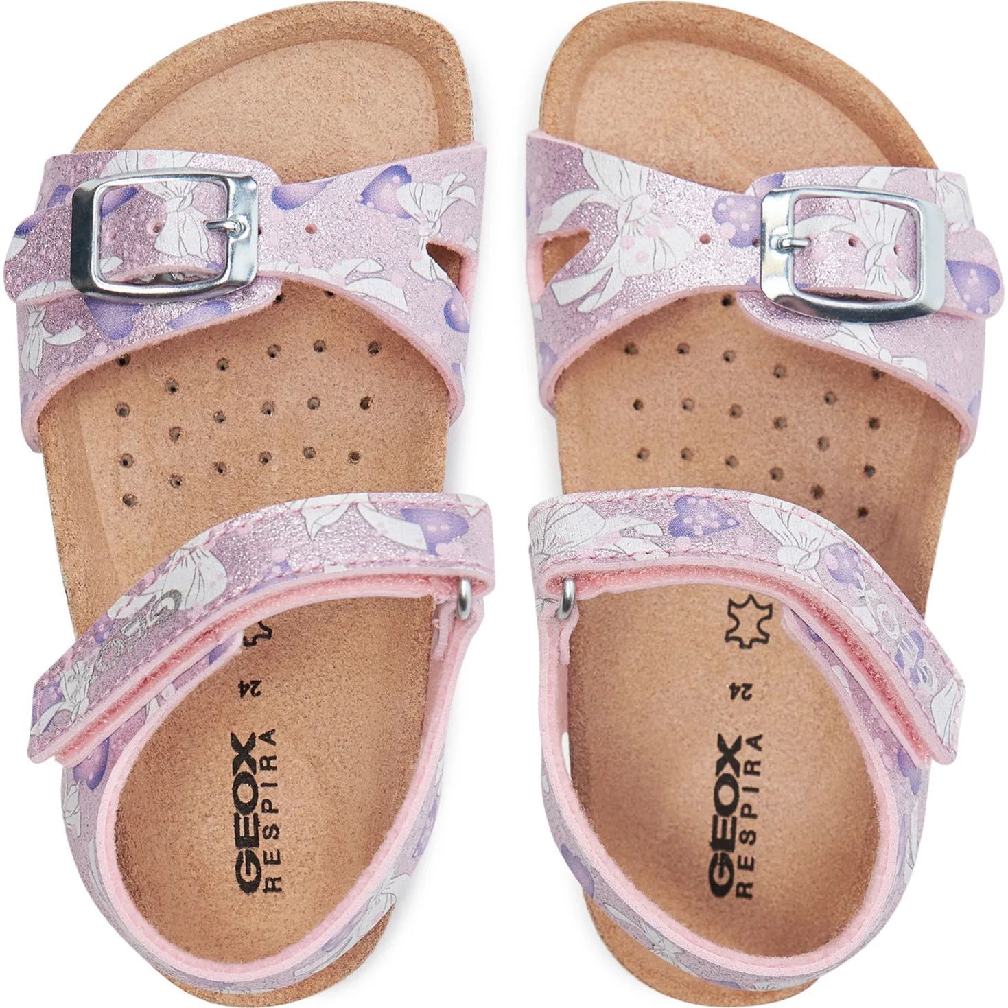 GEOX Basutės mergaitėms, Rožinė, Adriel sandals 4