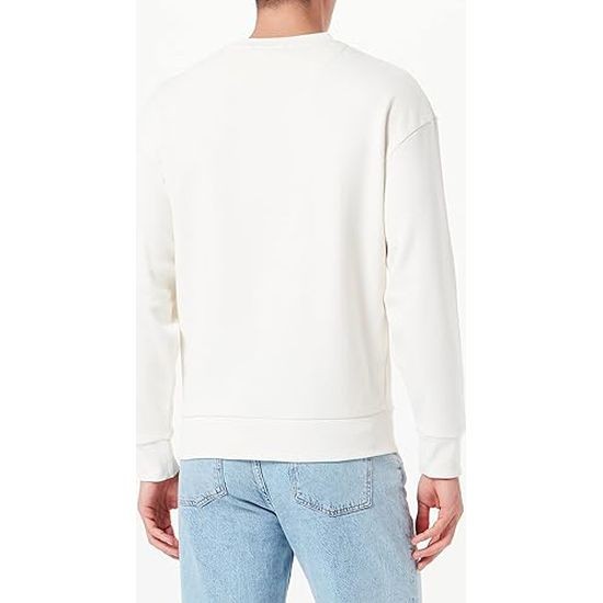 TOM TAILOR Sportinis nertinis vyrams, Balta, SWEATSHIRT 3