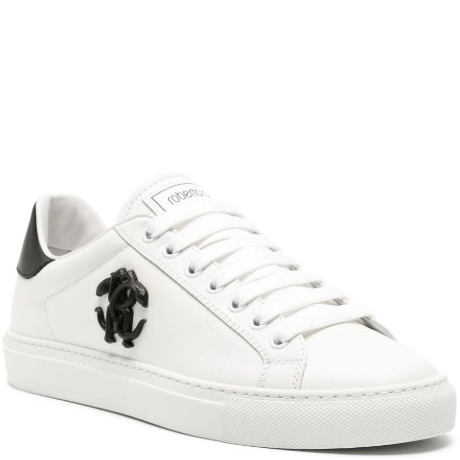 ROBERTO CAVALLI Laisvalaikio bateliai moterims, Balta, Sneakers 1
