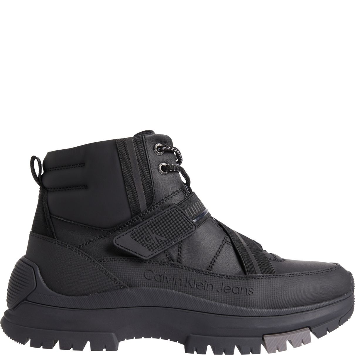 CALVIN KLEIN JEANS Aulinukai vyrams, Juoda, Hiking lace up boot band 2