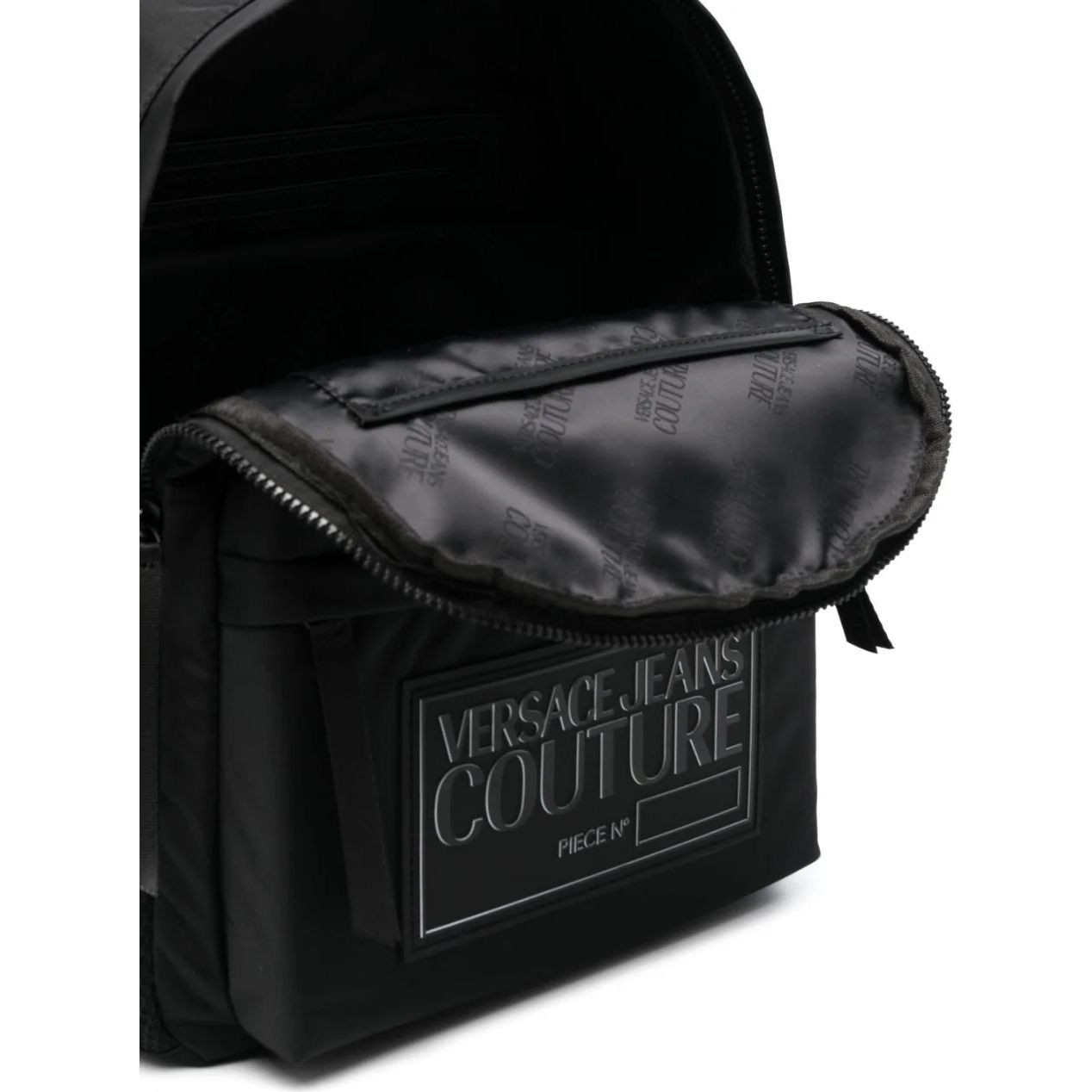 VERSACE JEANS CUTURE Kuprinė vyrams, Juoda, Box logo zaino backpack 4