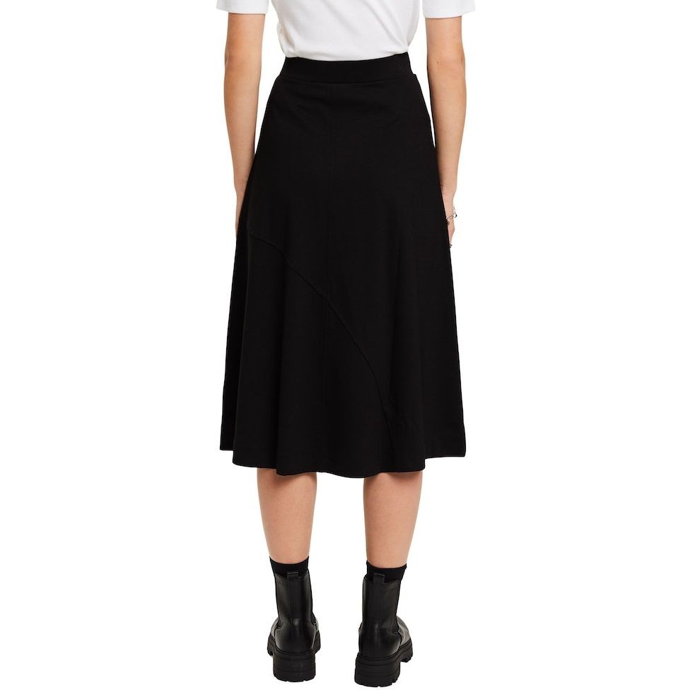 ESPRIT Midi sijonas moterims, Juoda, F_punti dress s 3