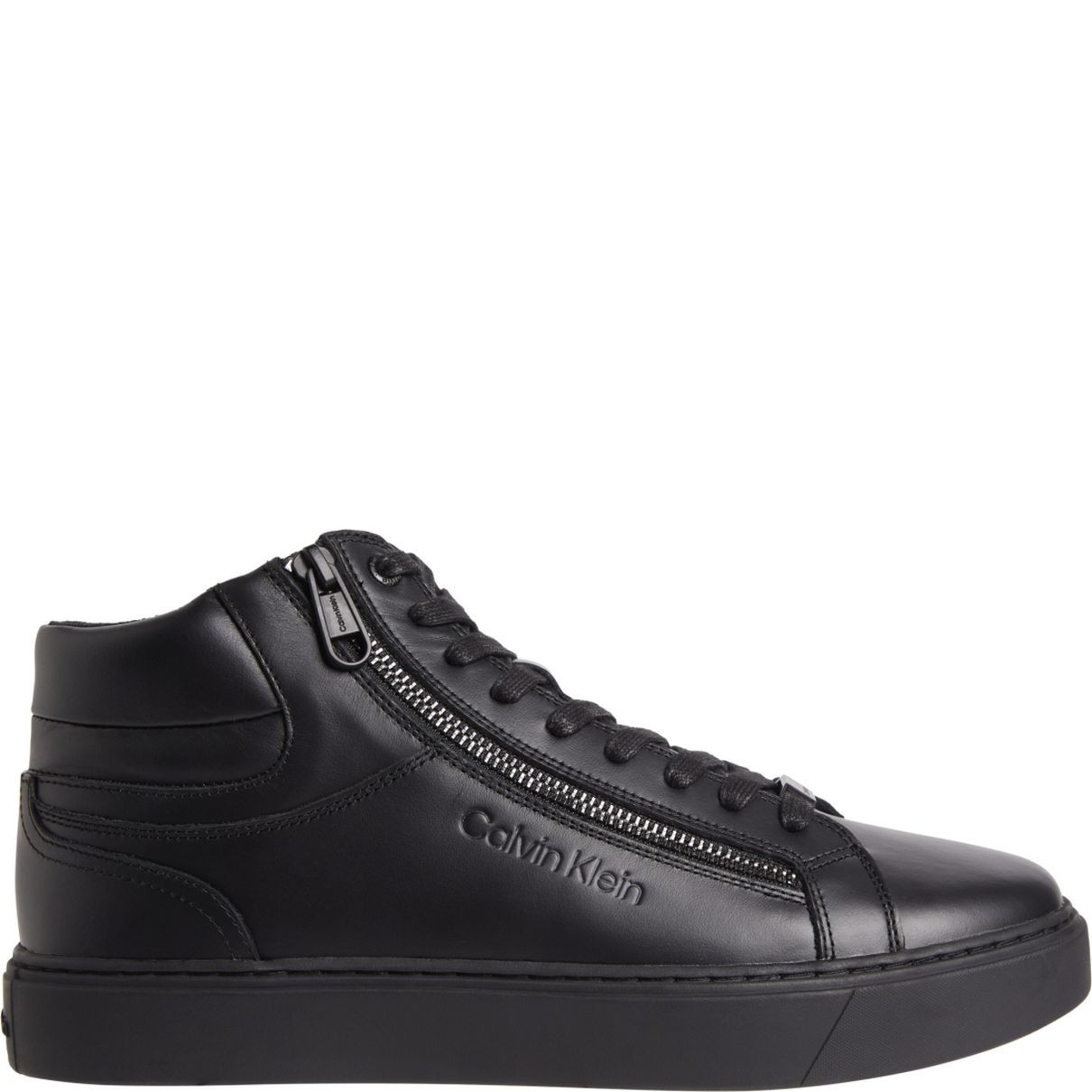 CALVIN KLEIN Aulinukai vyrams, Juoda, High top lace up booties 2