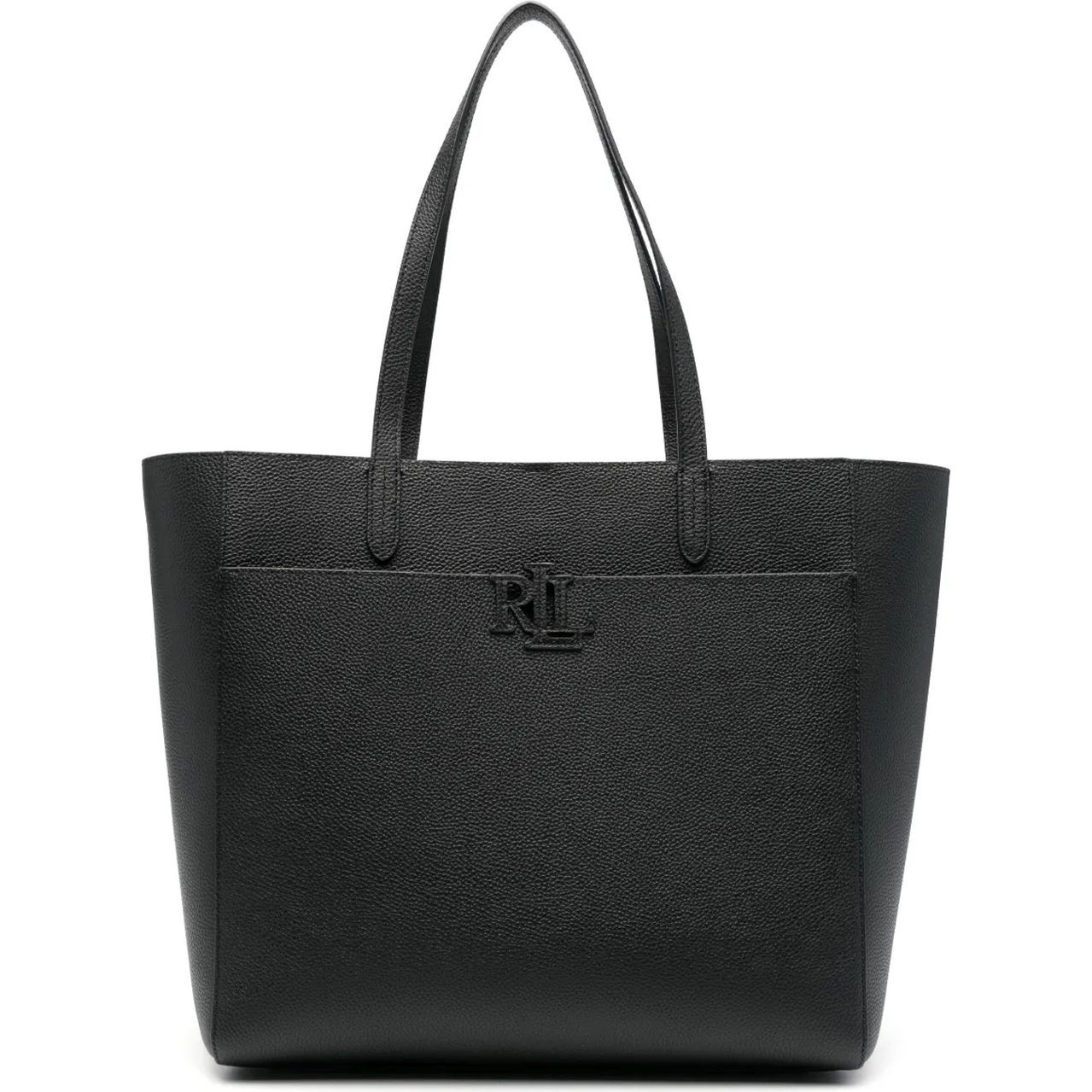 LAUREN RALPH LAUREN Pirkinių krepšys moterims, Juoda, Cmryn lg tt tote large 1