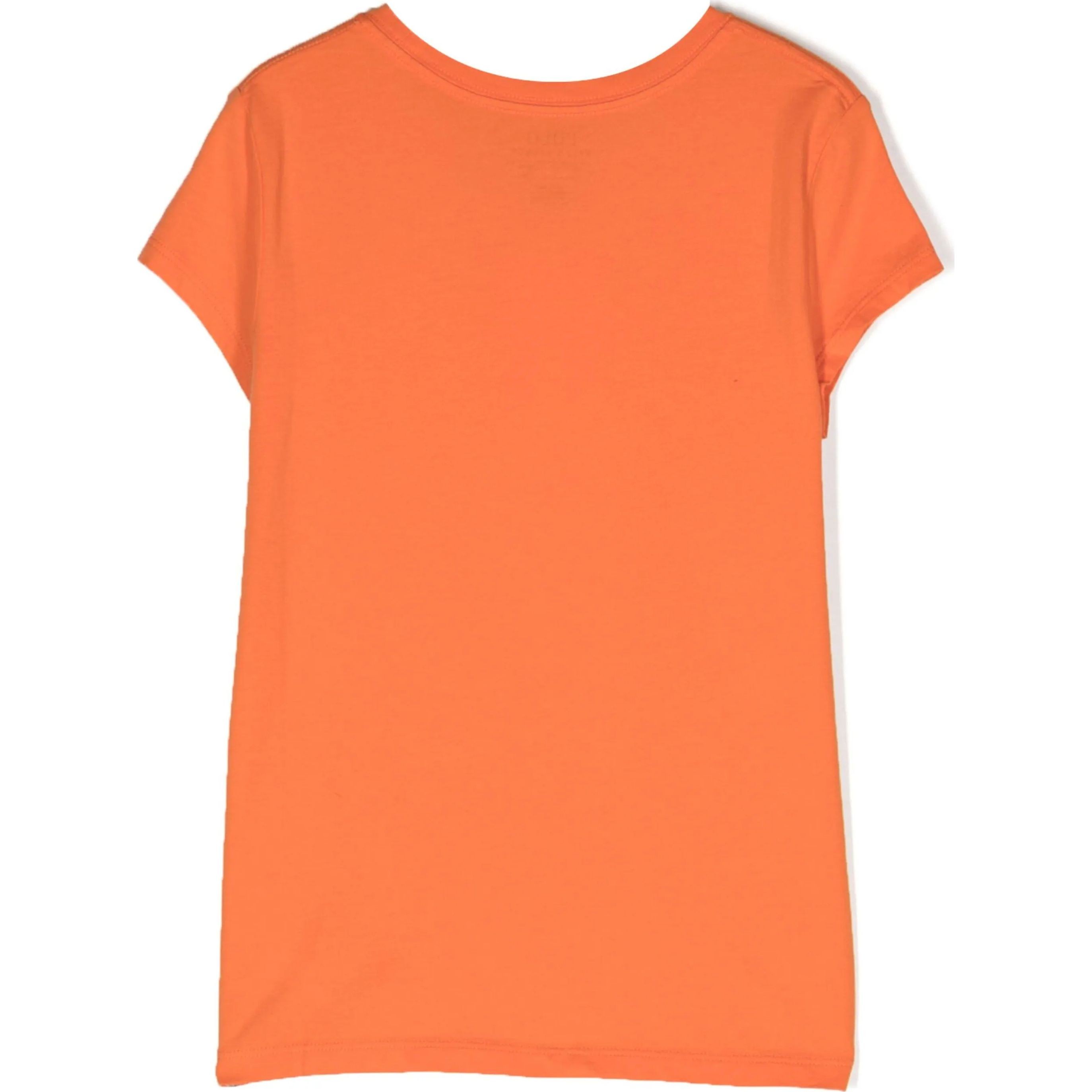 RALPH LAUREN KIDS Marškinėliai trump. rankovėmis mergaitėms, Oranžinė, Bear tee 2