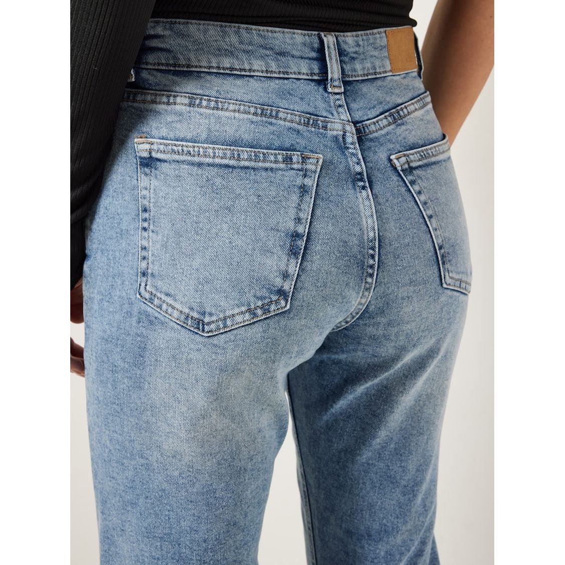 NOISY MAY Tiesūs džinsai moterims, Mėlyna, Nmmoni straight 3